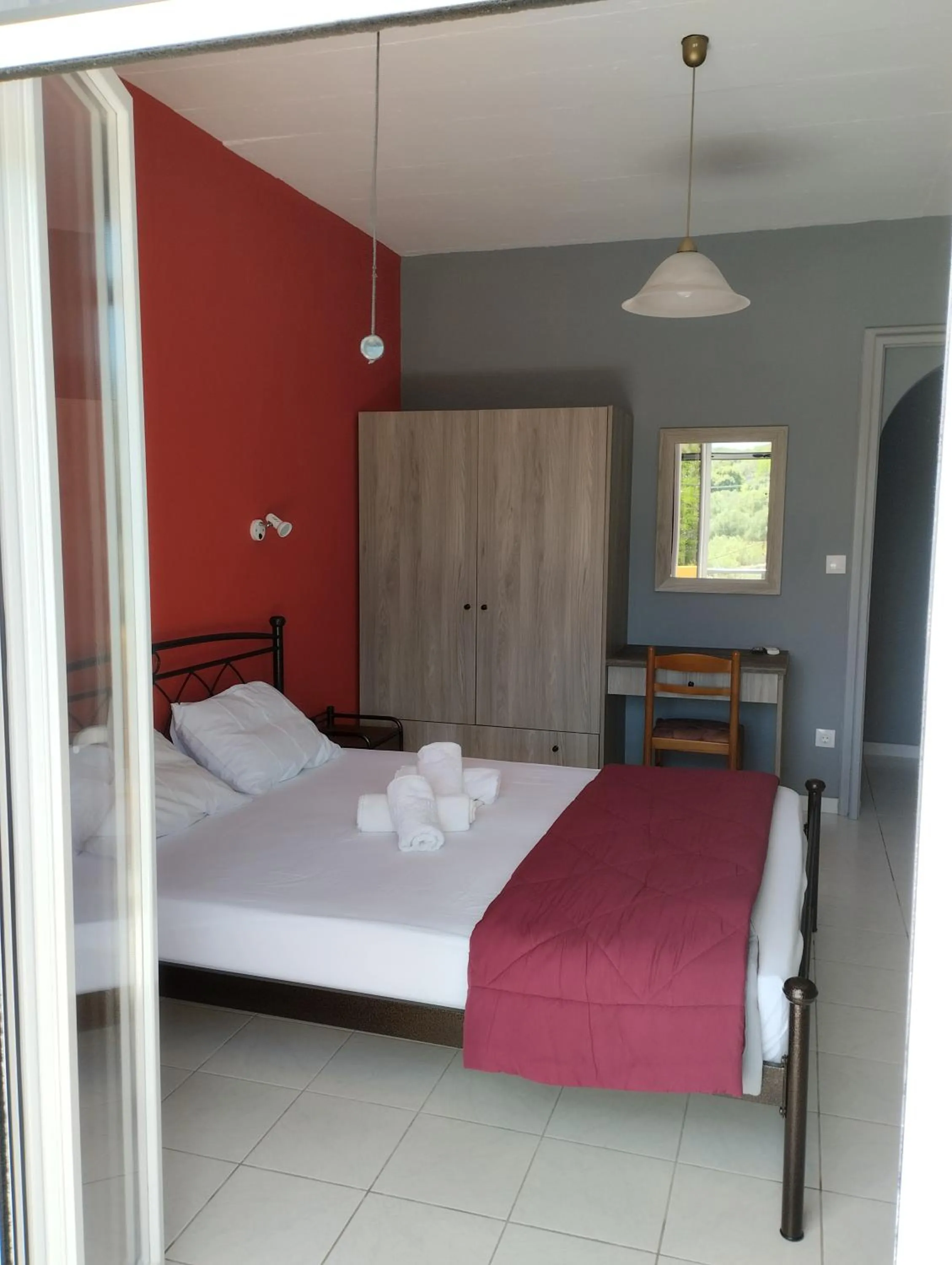 Bedroom, Bed in Asteras Studios