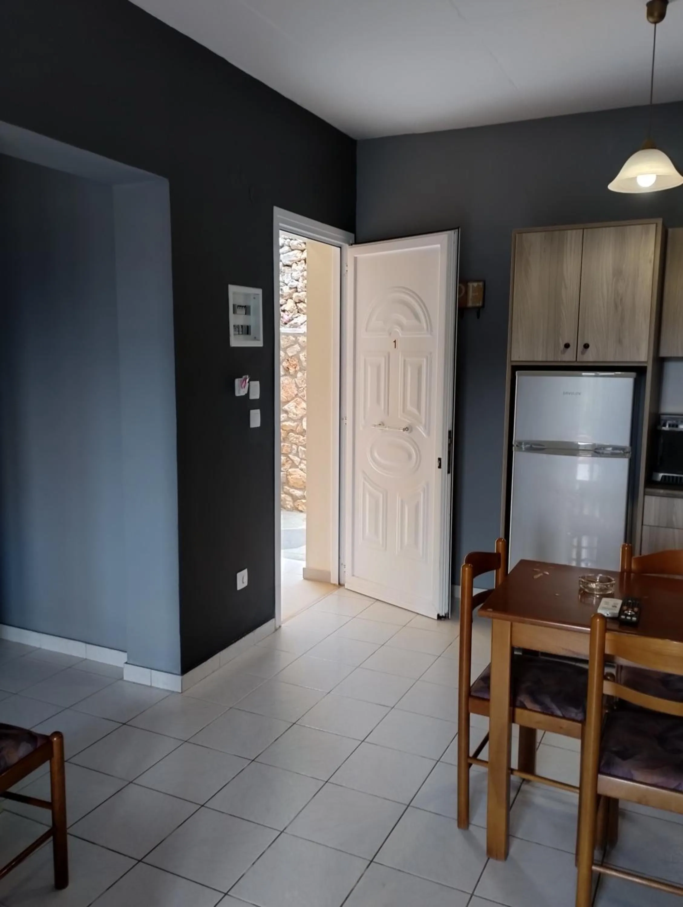 Kitchen or kitchenette in Asteras Studios