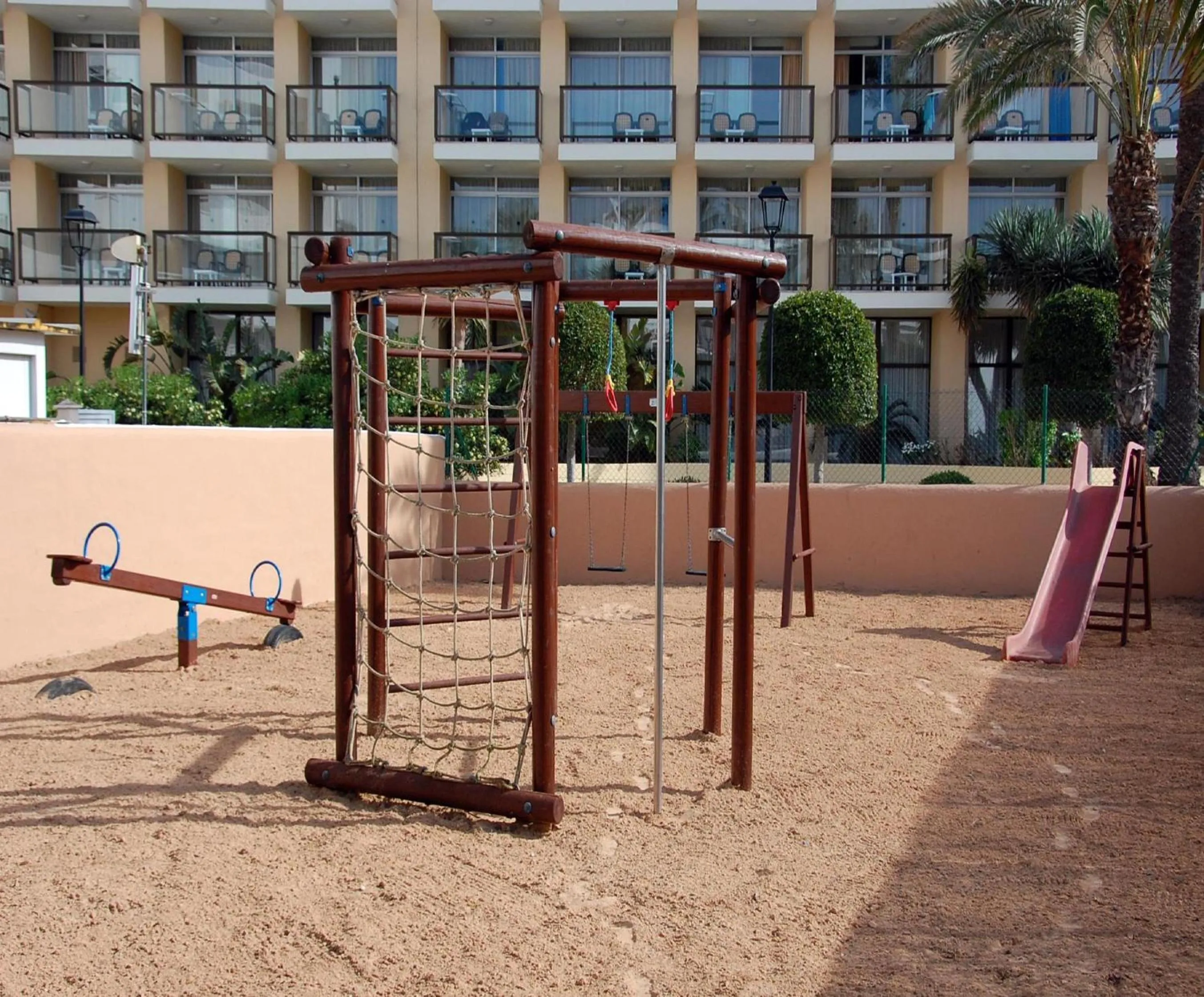 Children play ground in Hostal Mar y Huerta