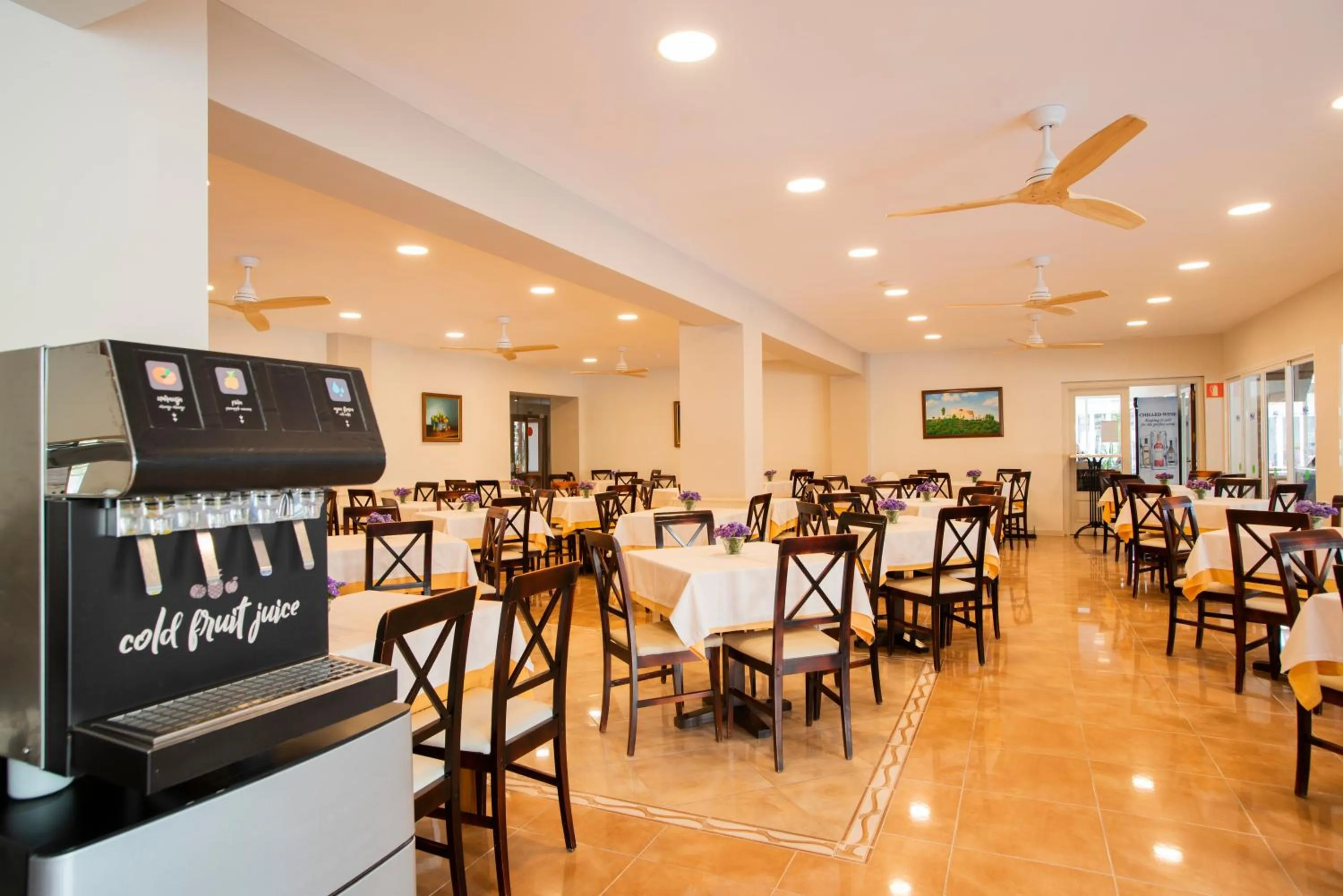 Dining area in Hostal Mar y Huerta