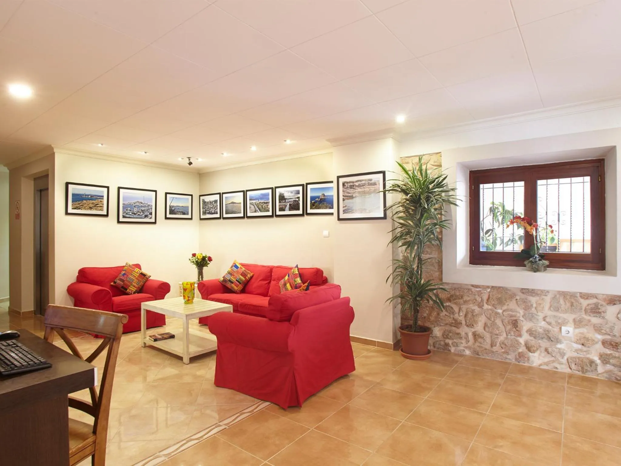 Lobby or reception in Hostal Mar y Huerta
