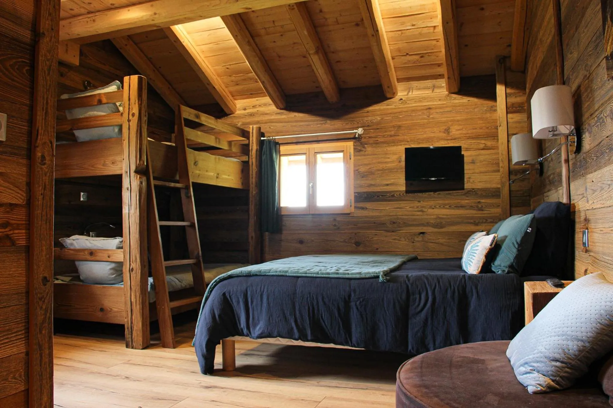 Bed in Chambres et Tables d'Hôtes Le Choton à Nono - Col du Joly Beaufortain