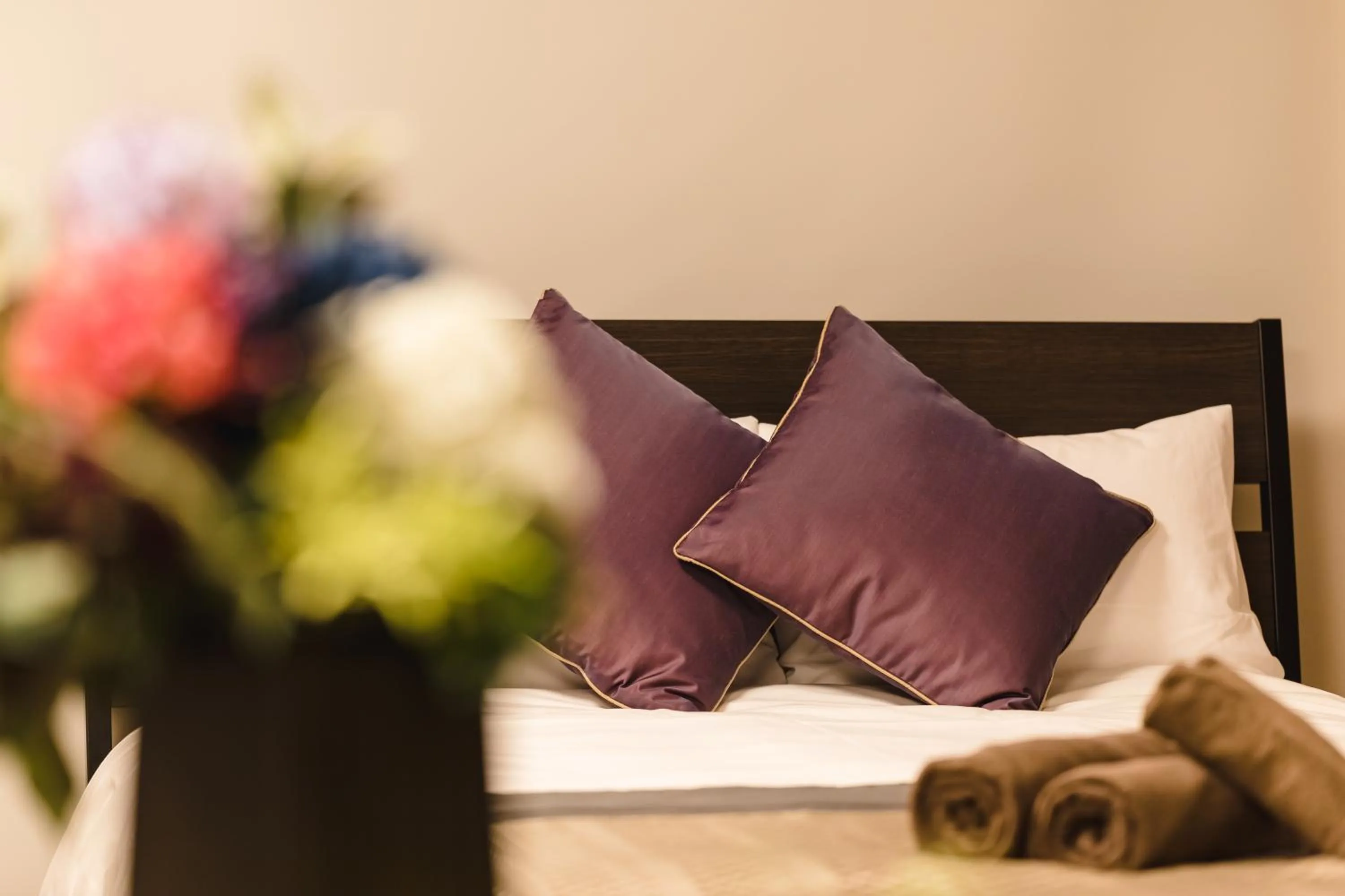 Bed in Fuji Heights Hotel