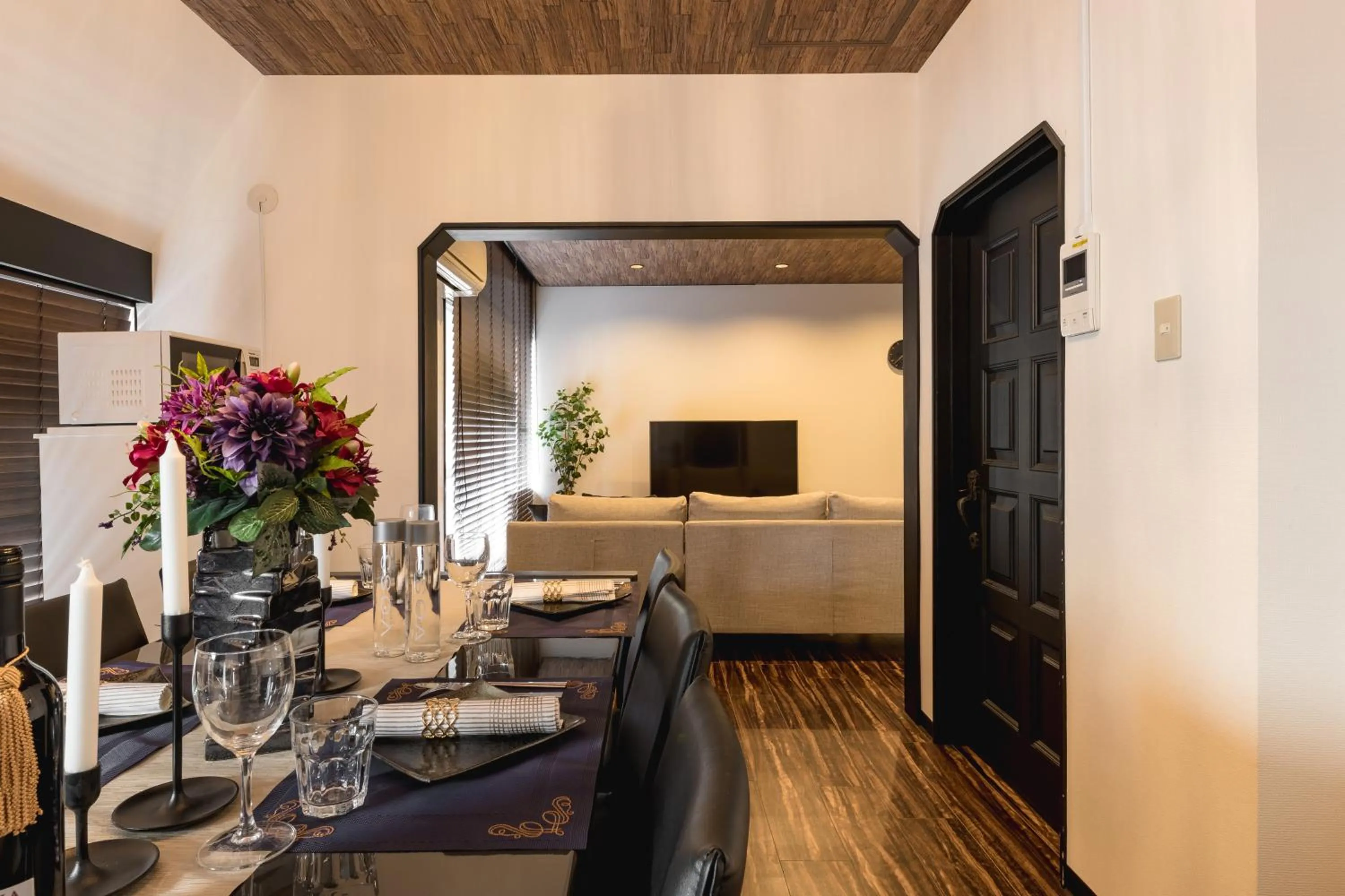 Dining area in Fuji Heights Hotel