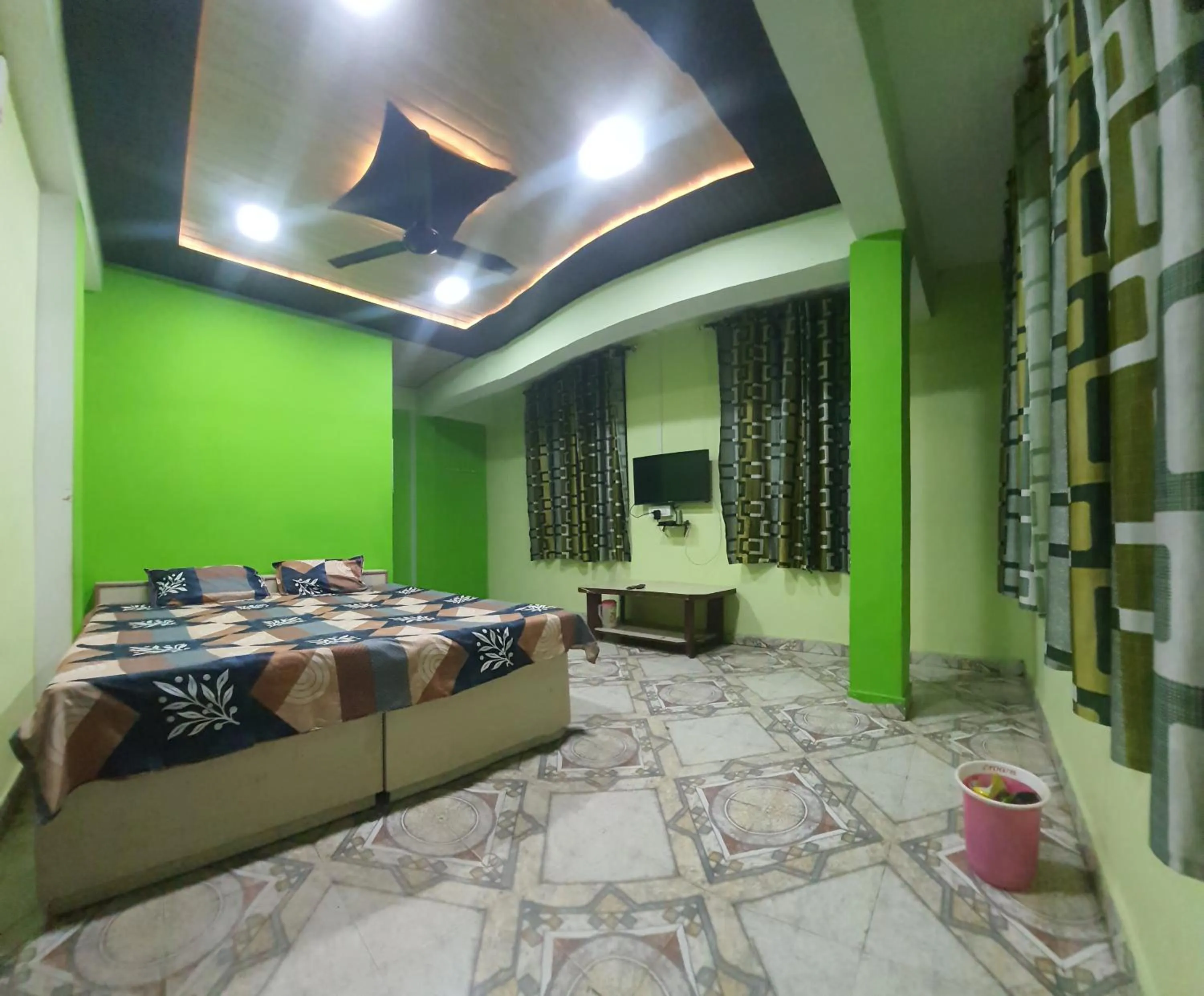 Bed in Hotel vidhata