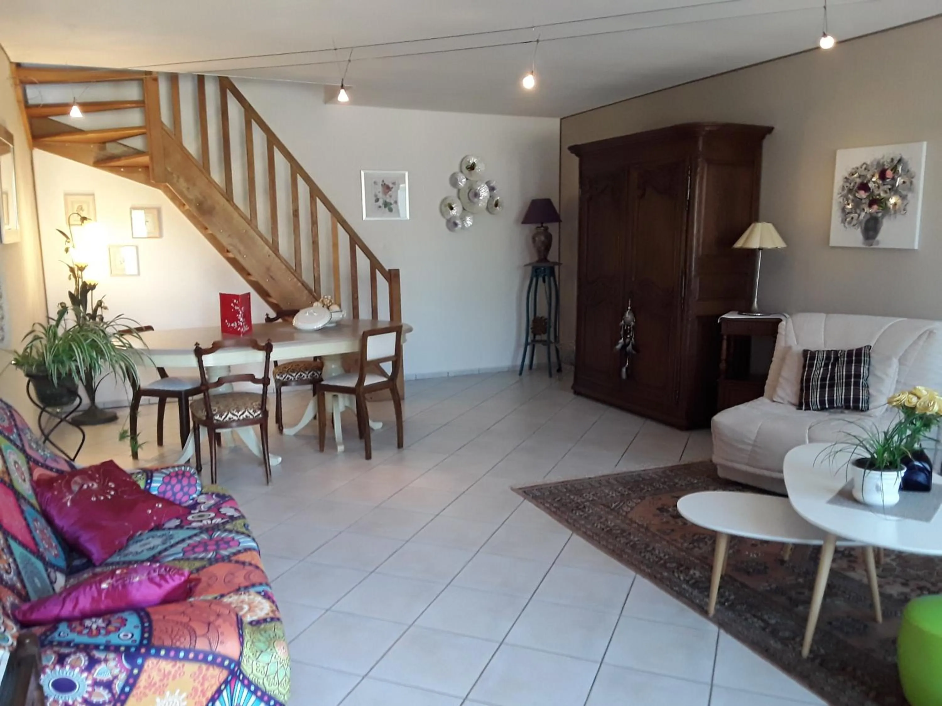 Seating area in La Belvinière Chambres et table d'hôtes