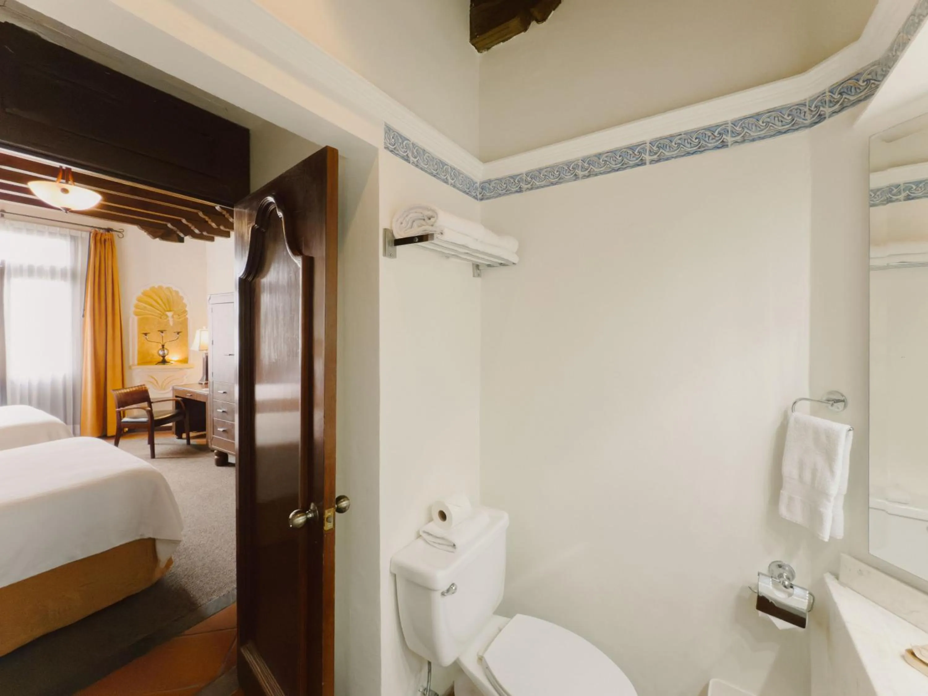 Bed in Hotel Hacienda la Venta