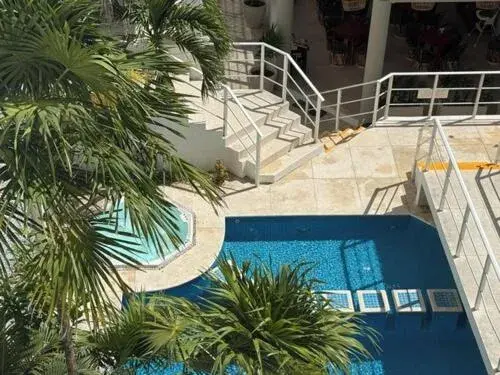 Pool view in Luciana Hotel & Beach Club Pool view in Luciana Hotel & Beach Club