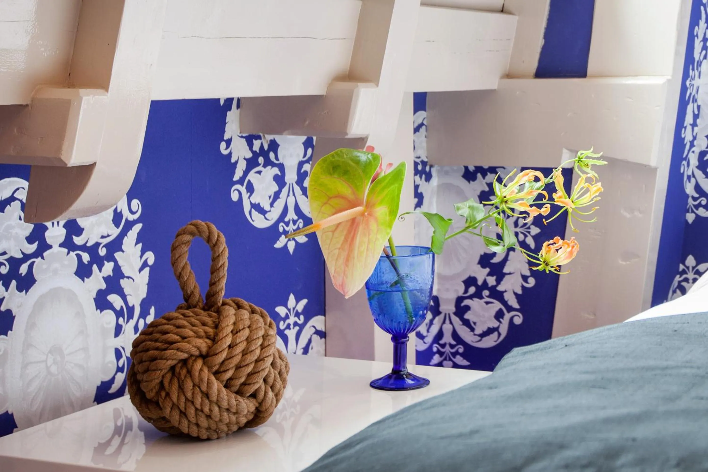 Decorative detail in Amsterdam Canal Hotel