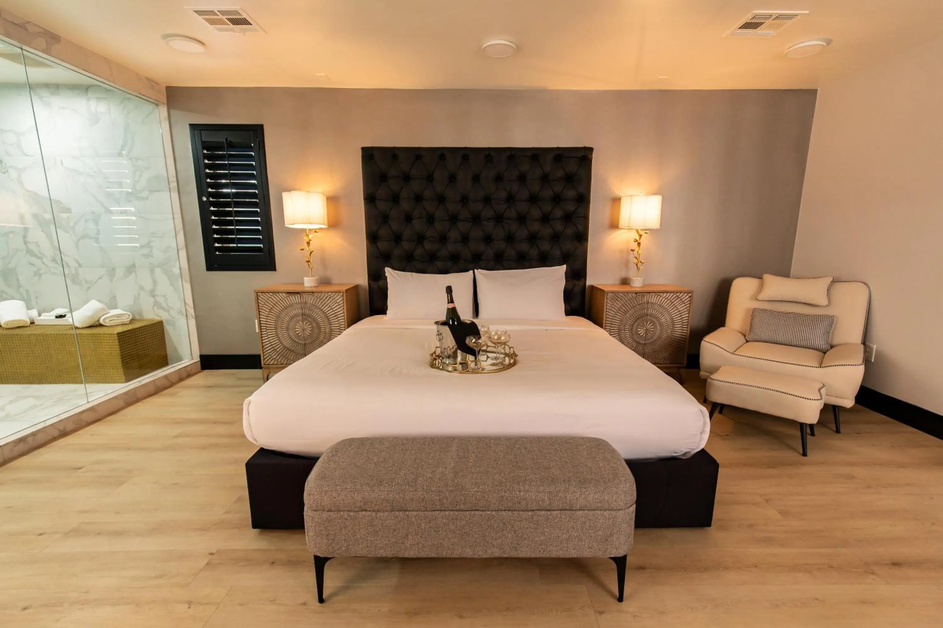 Bedroom in The Lexi Las Vegas