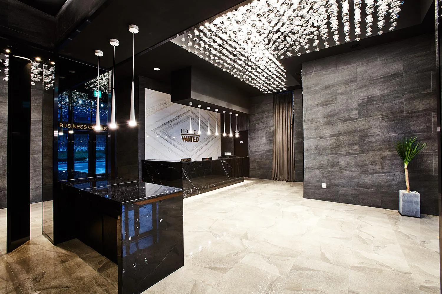 Lobby or reception in Hotel Wanted