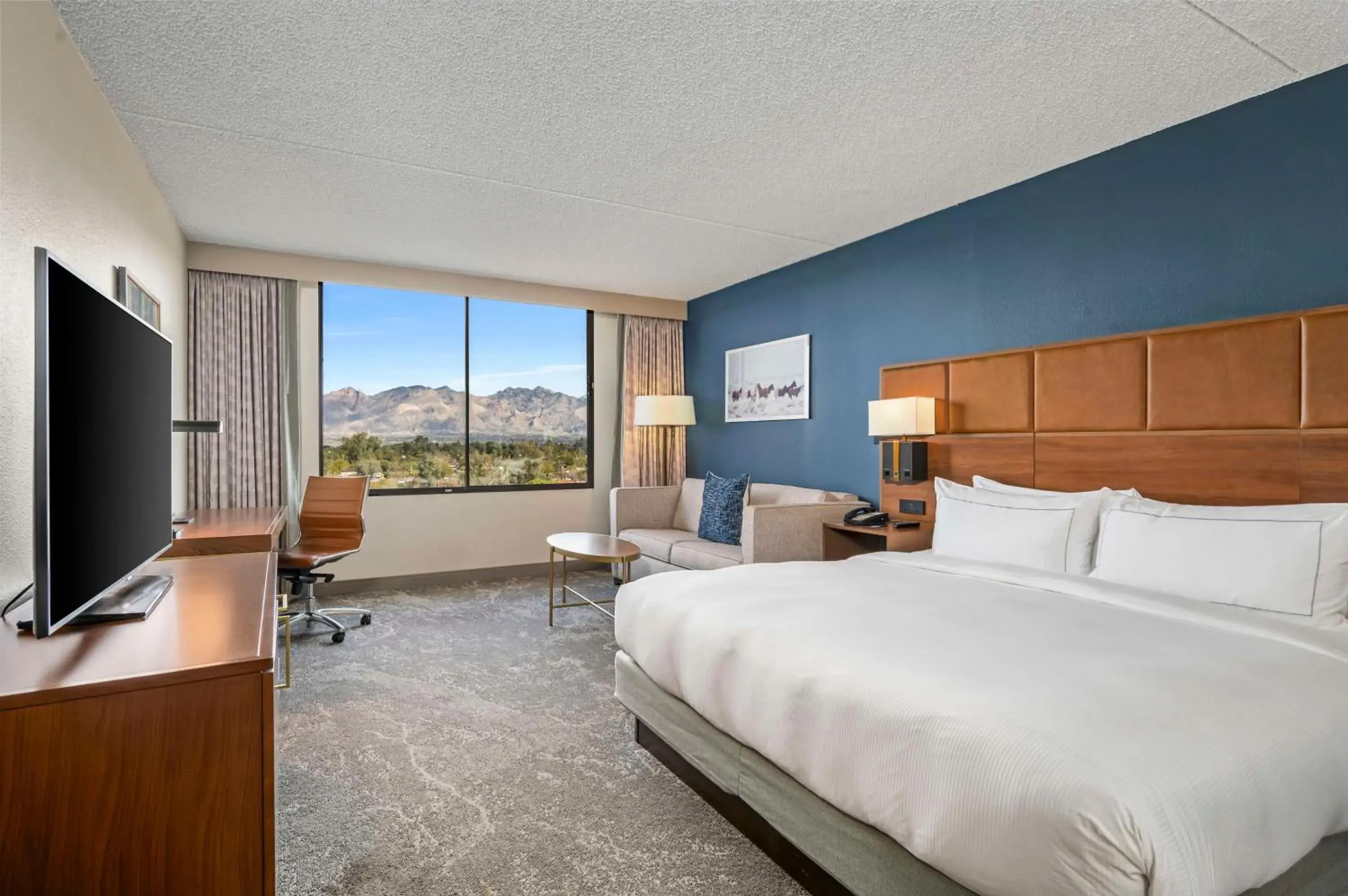 Living room, Bed in DoubleTree by Hilton Tucson-Reid Park Living room, Bed in DoubleTree by Hilton Tucson-Reid Park