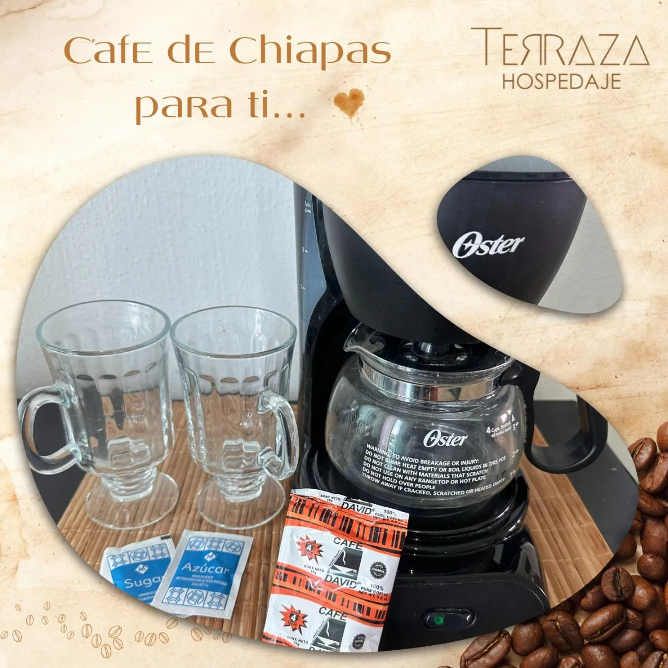 Coffee/tea facilities in Terraza Tuxtla