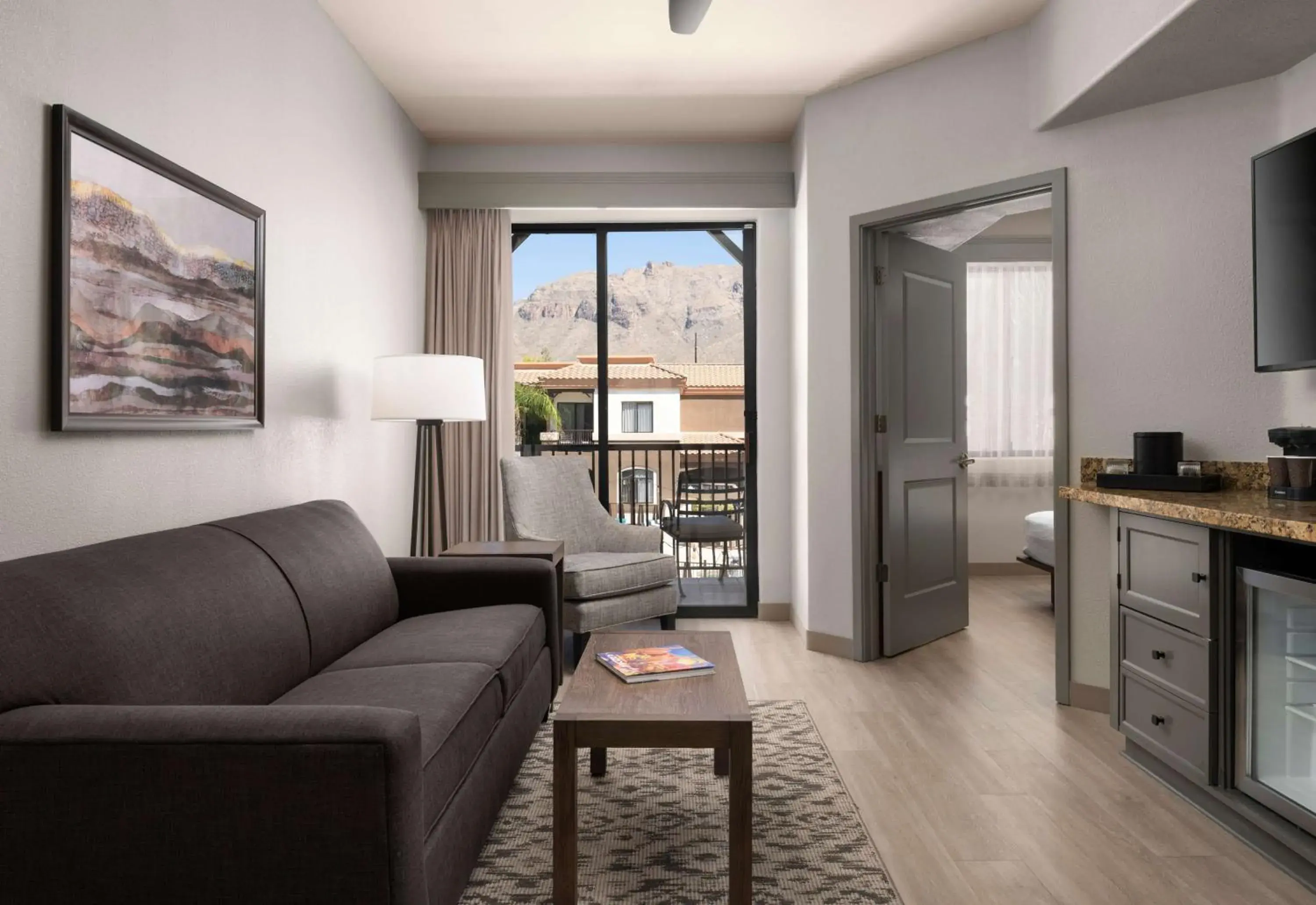 Living room in Embassy Suites Tucson - Paloma Village Living room in Embassy Suites Tucson - Paloma Village