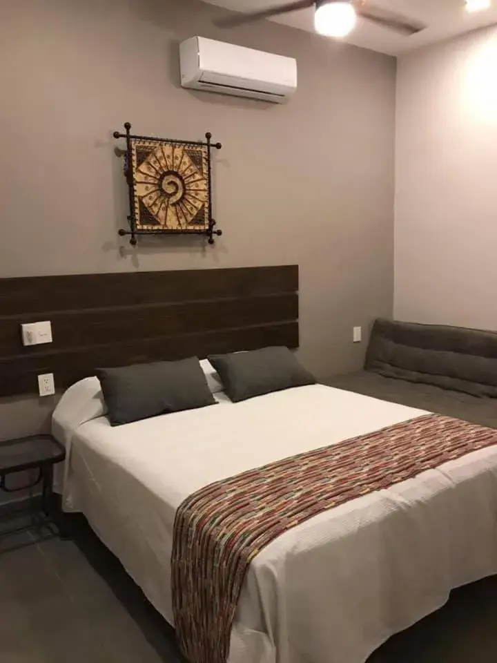 Bed in Hotel Playa Azul Sayulita Bed in Hotel Playa Azul Sayulita