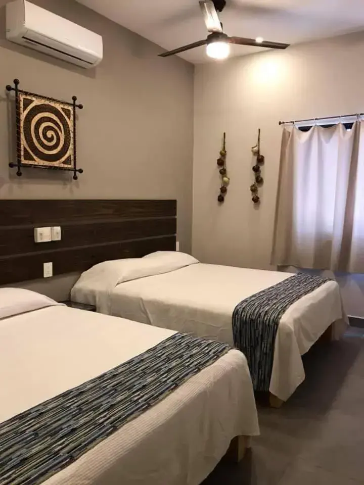 Bed in Hotel Playa Azul Sayulita Bed in Hotel Playa Azul Sayulita