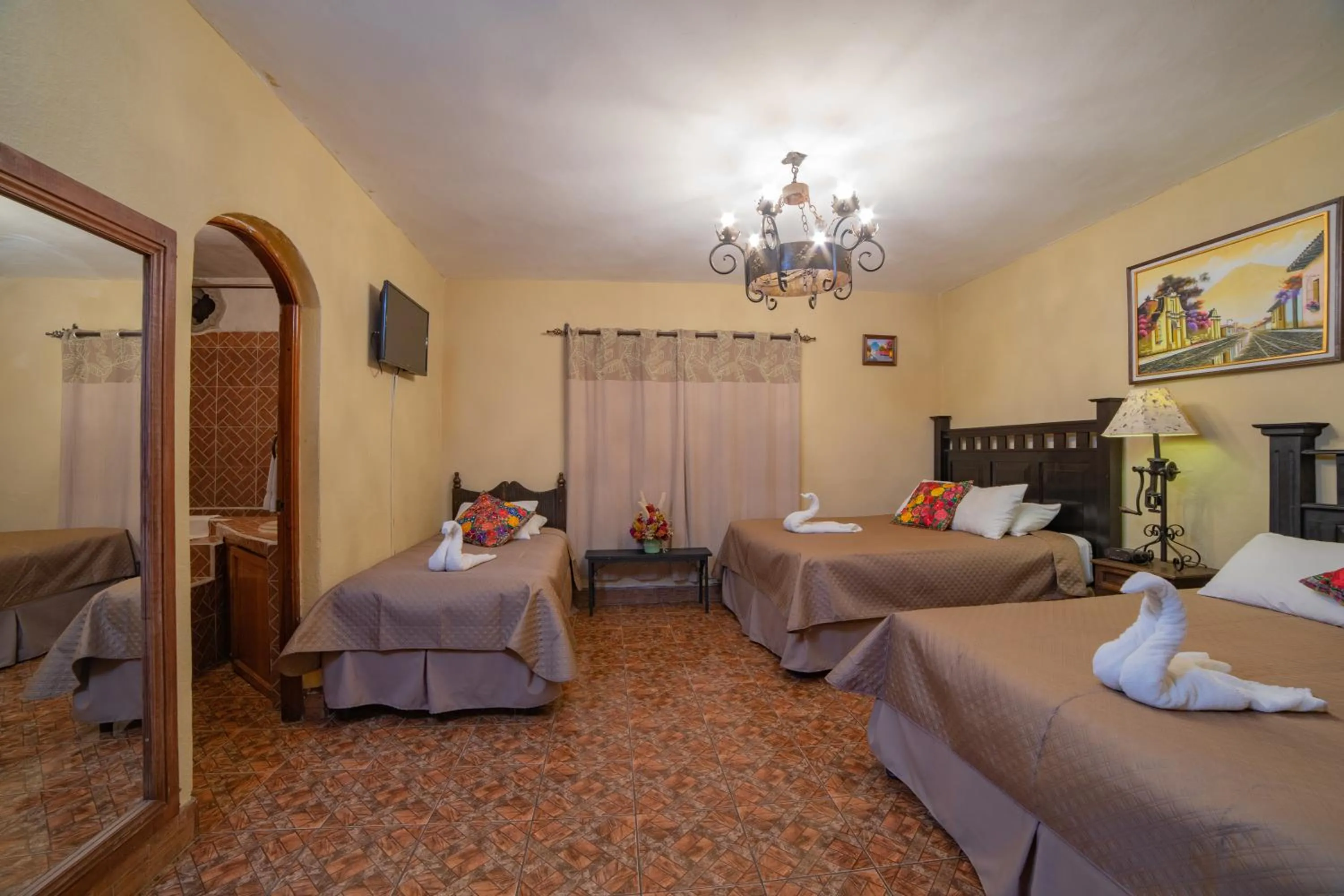 Photo of the whole room, Bed in Hotel Gran Plaza Euromaya