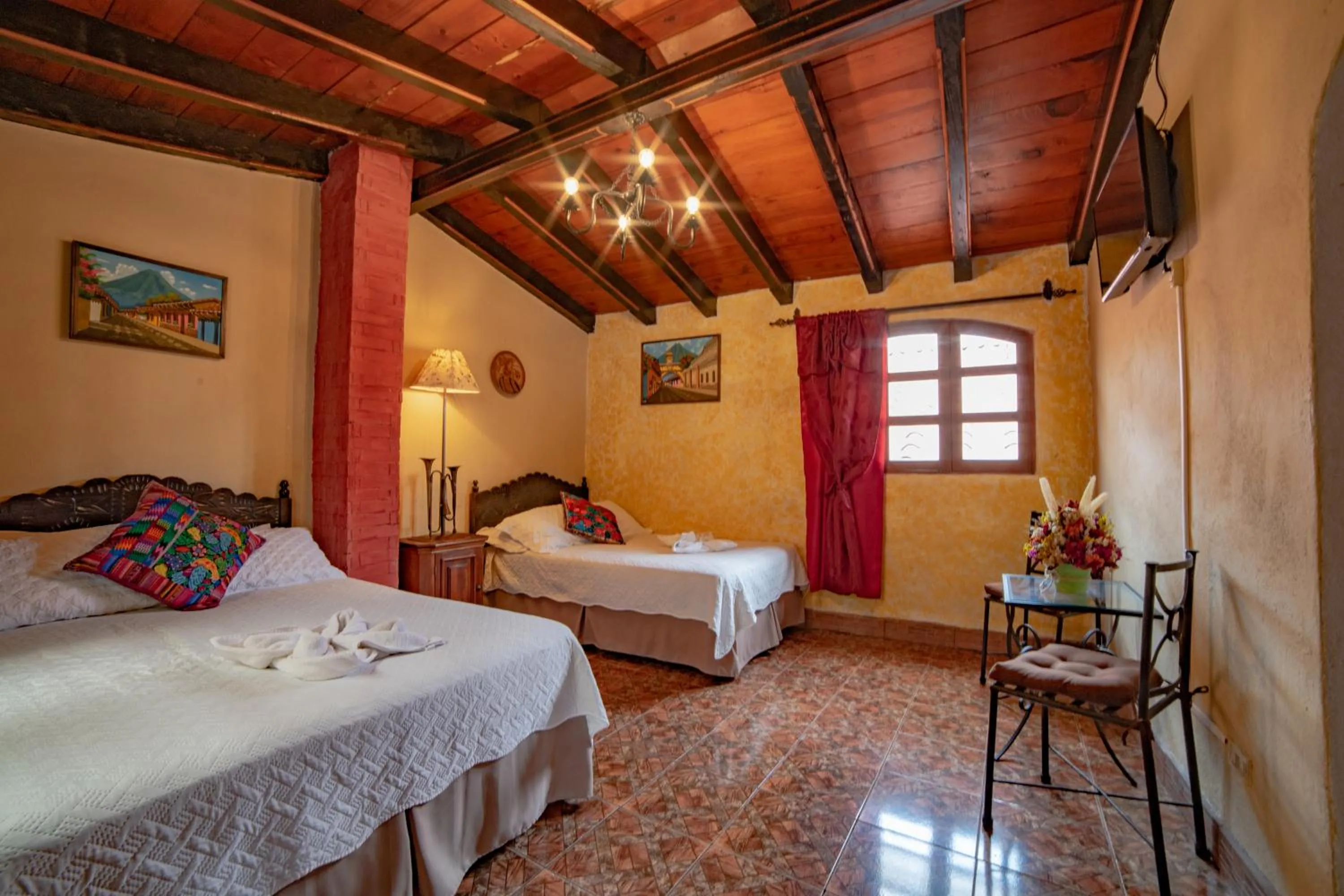 Photo of the whole room, Bed in Hotel Gran Plaza Euromaya
