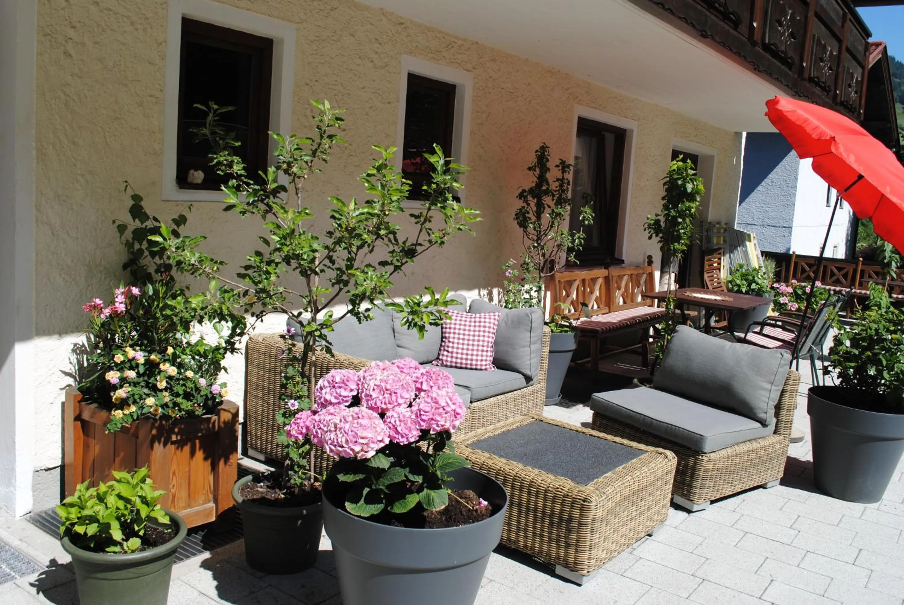 Patio in Naturhaus Andrea