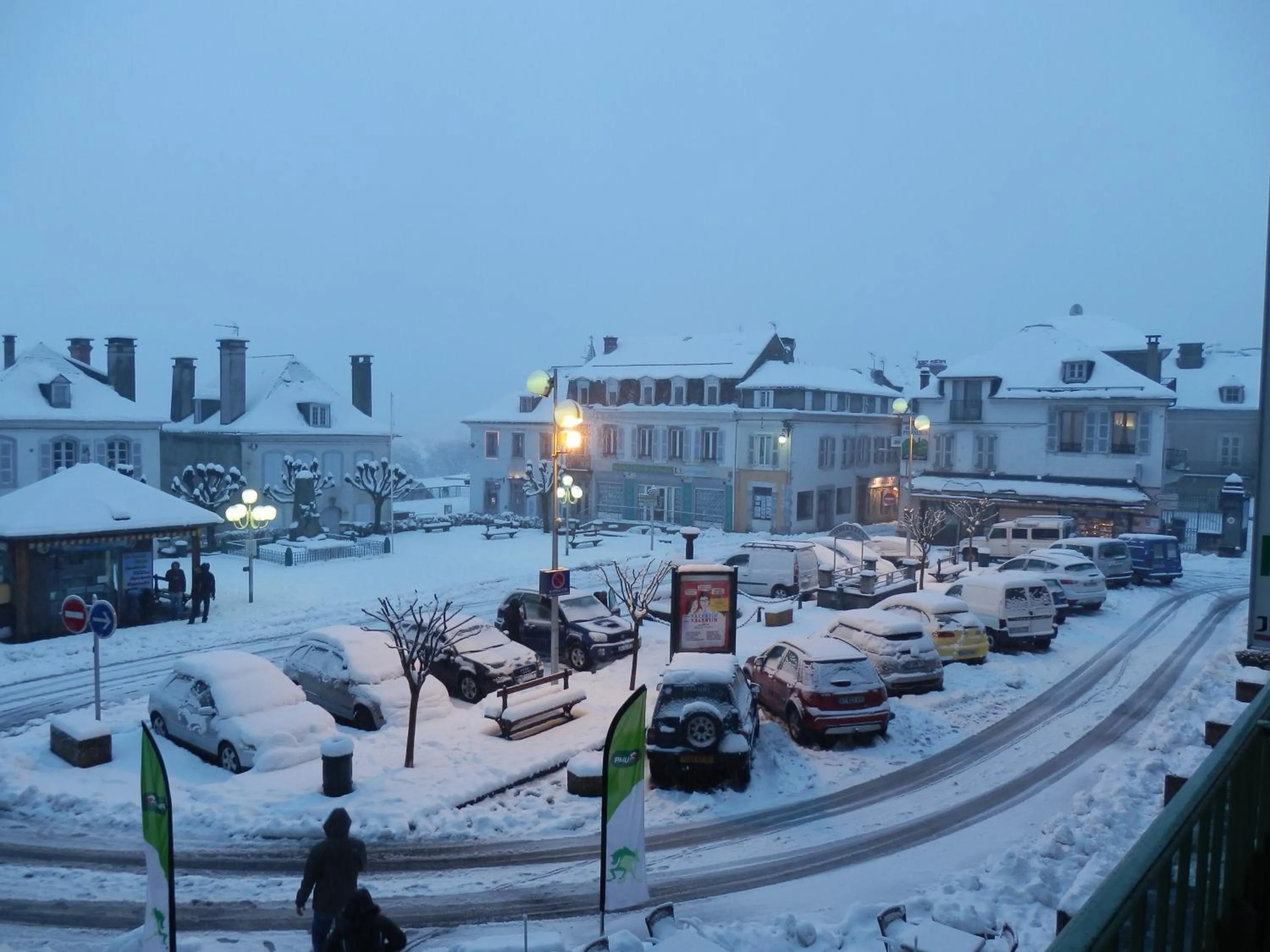 Winter in Hôtel Café les Fleurs
