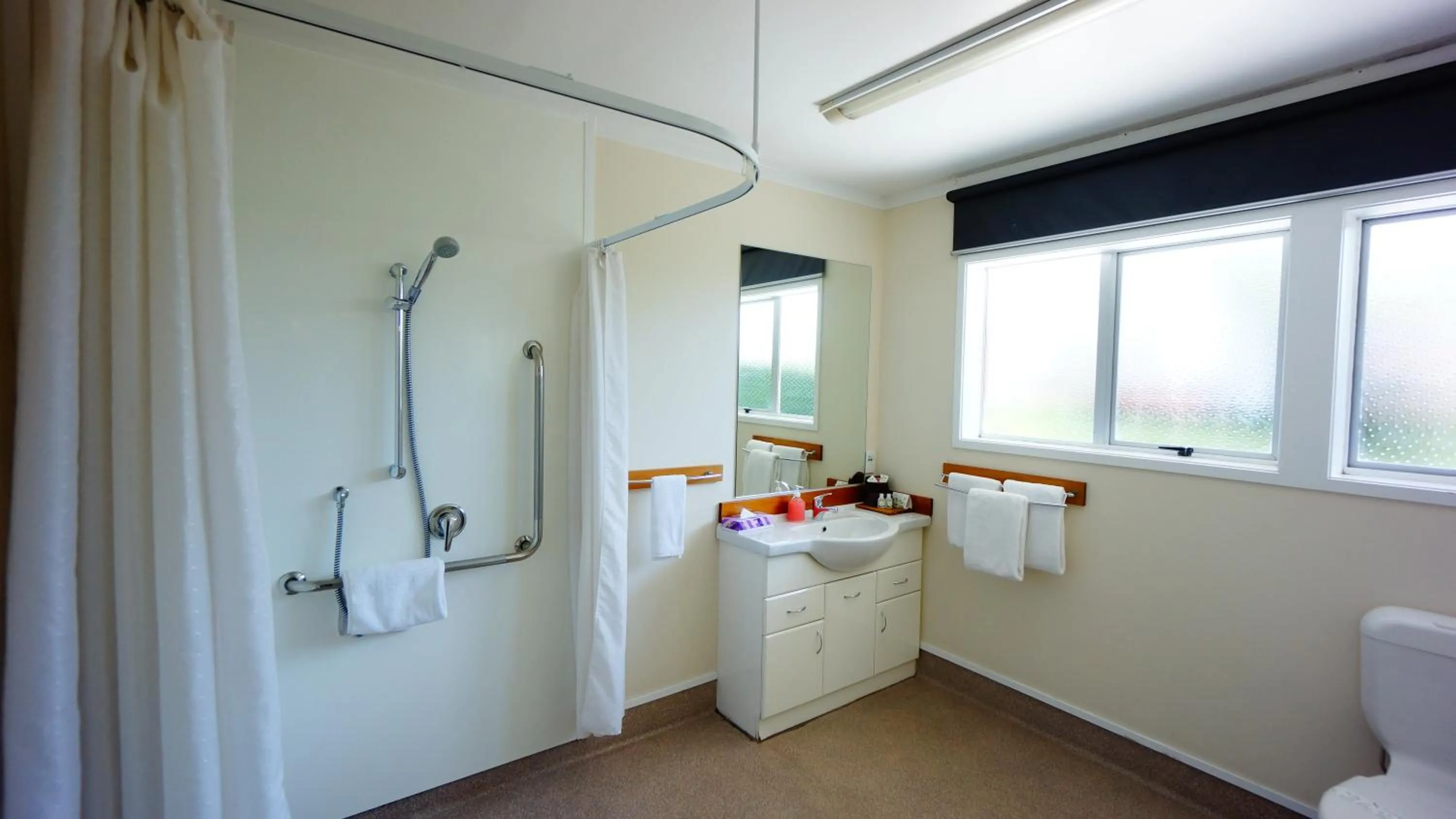 Bathroom in Waihi Motel