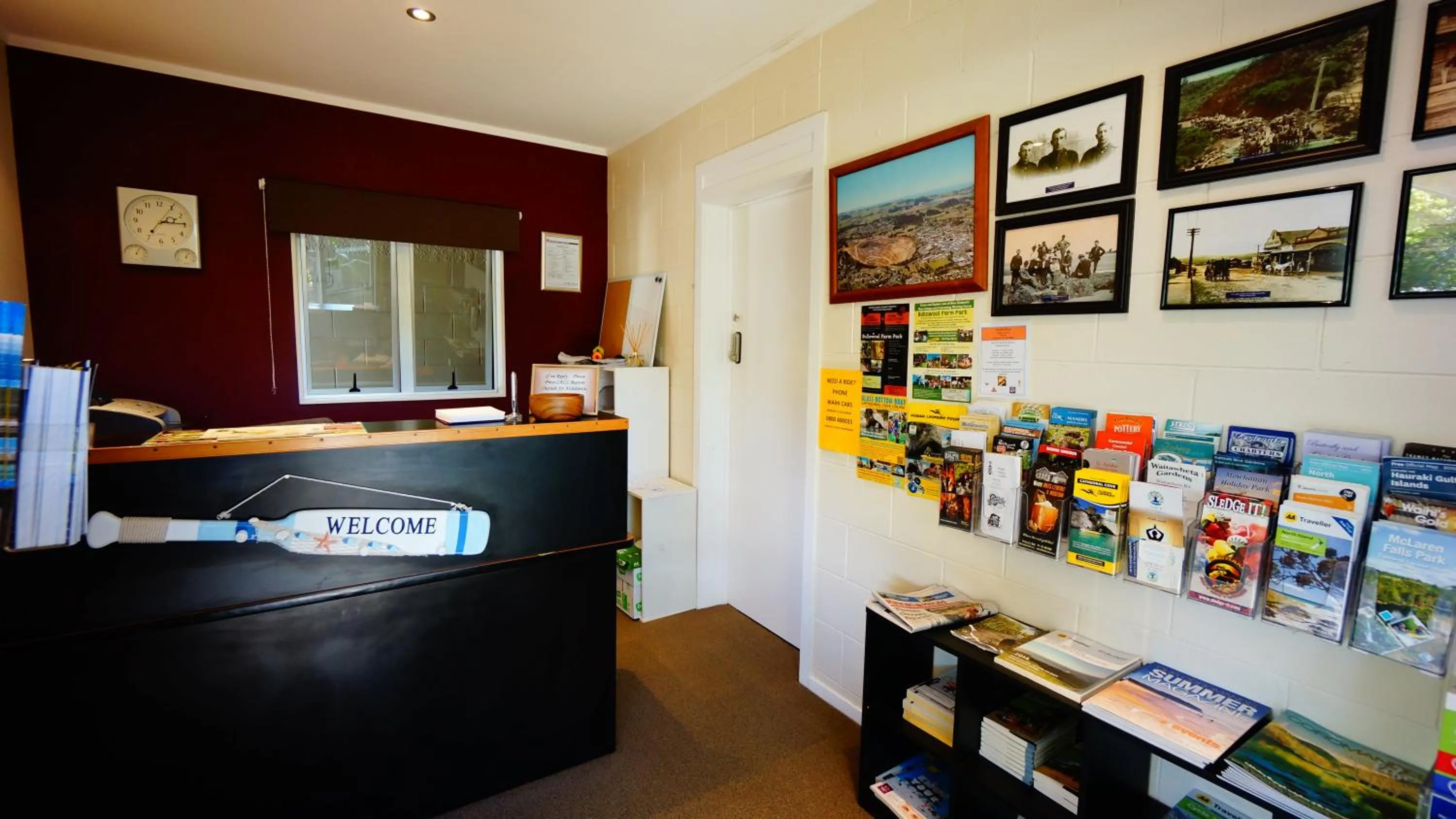 Lobby or reception in Waihi Motel