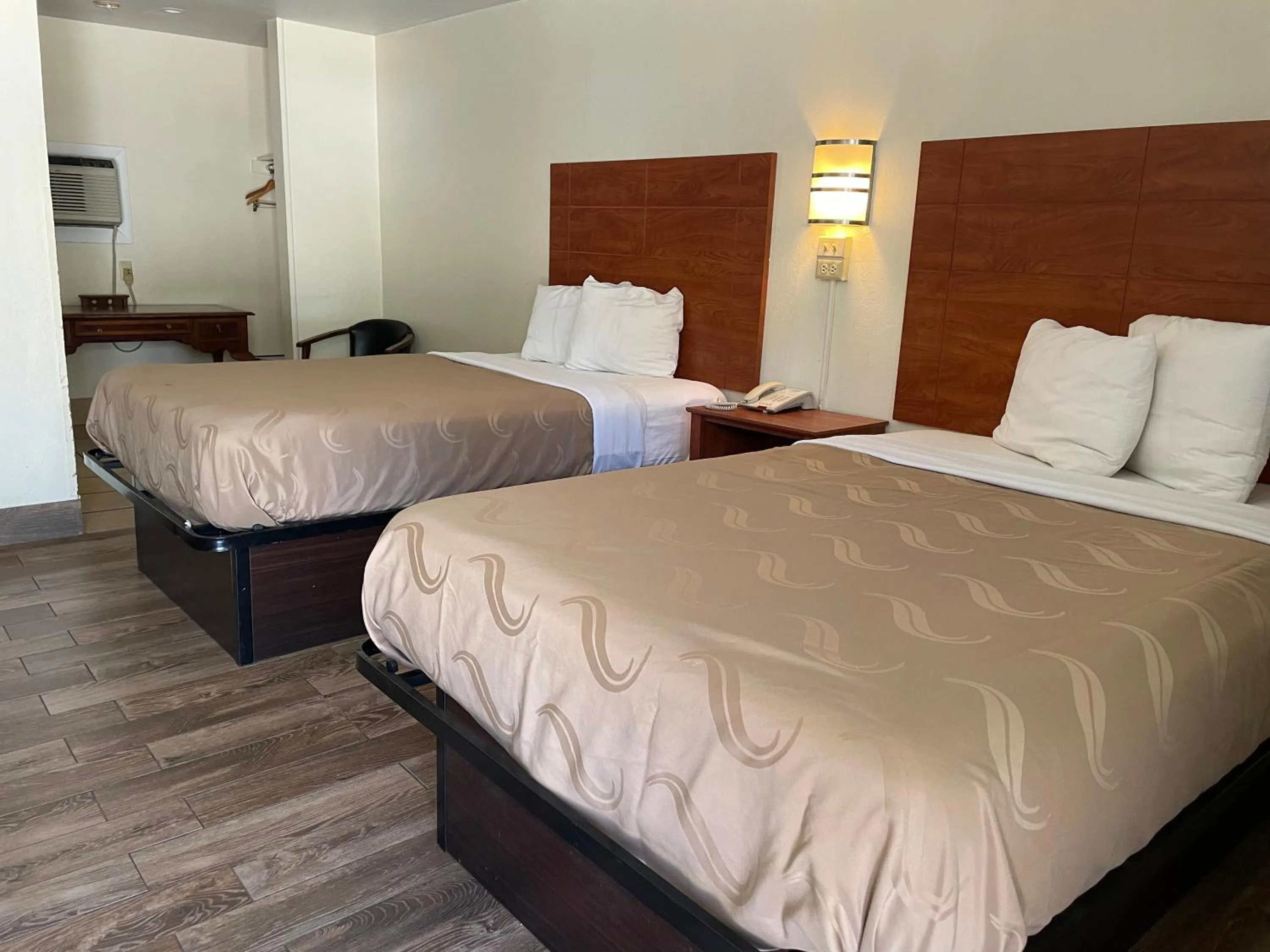 Bed in Evergreen Inn and R.V.