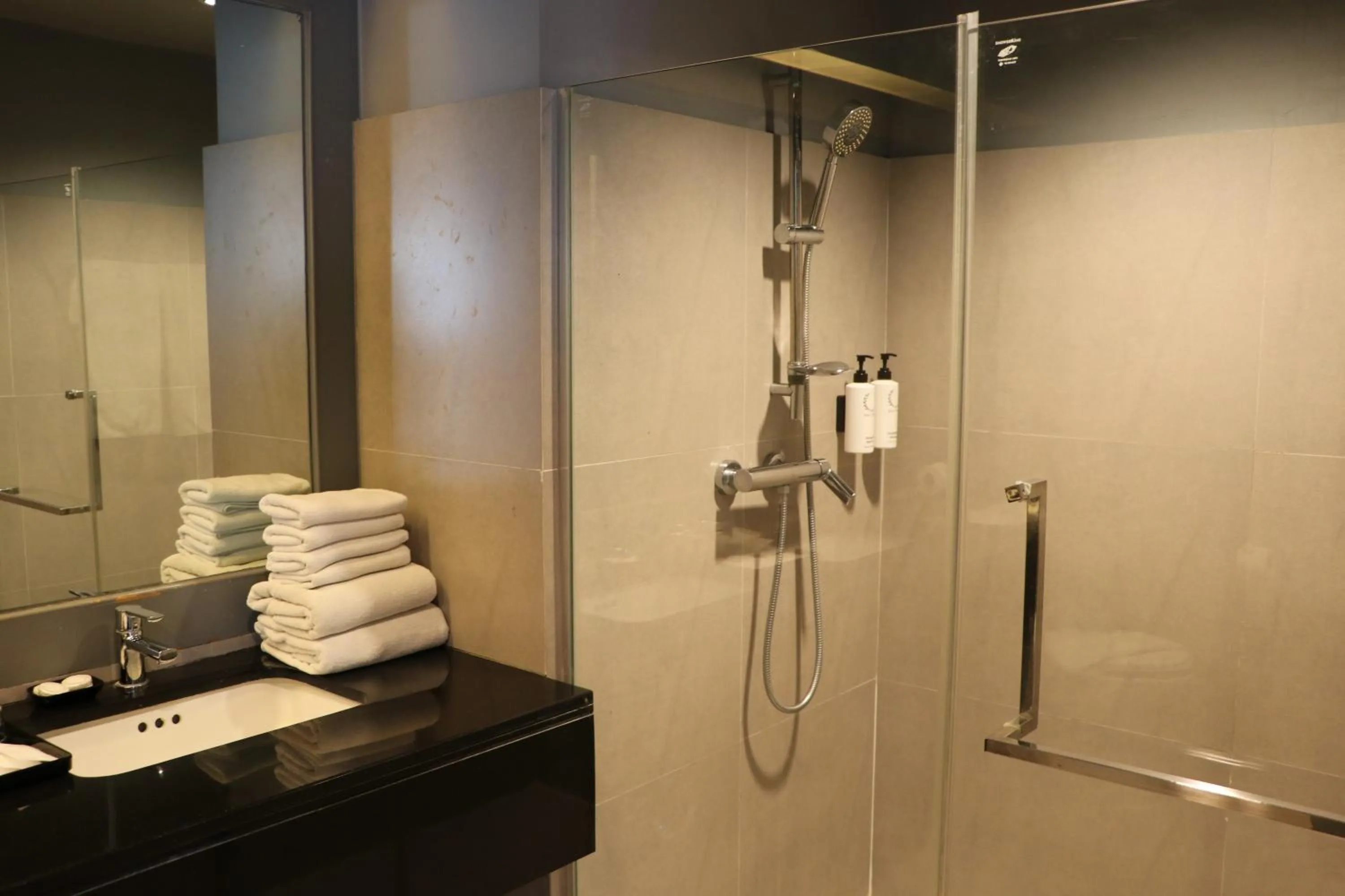 Bathroom in Journeyhub Pattaya Central