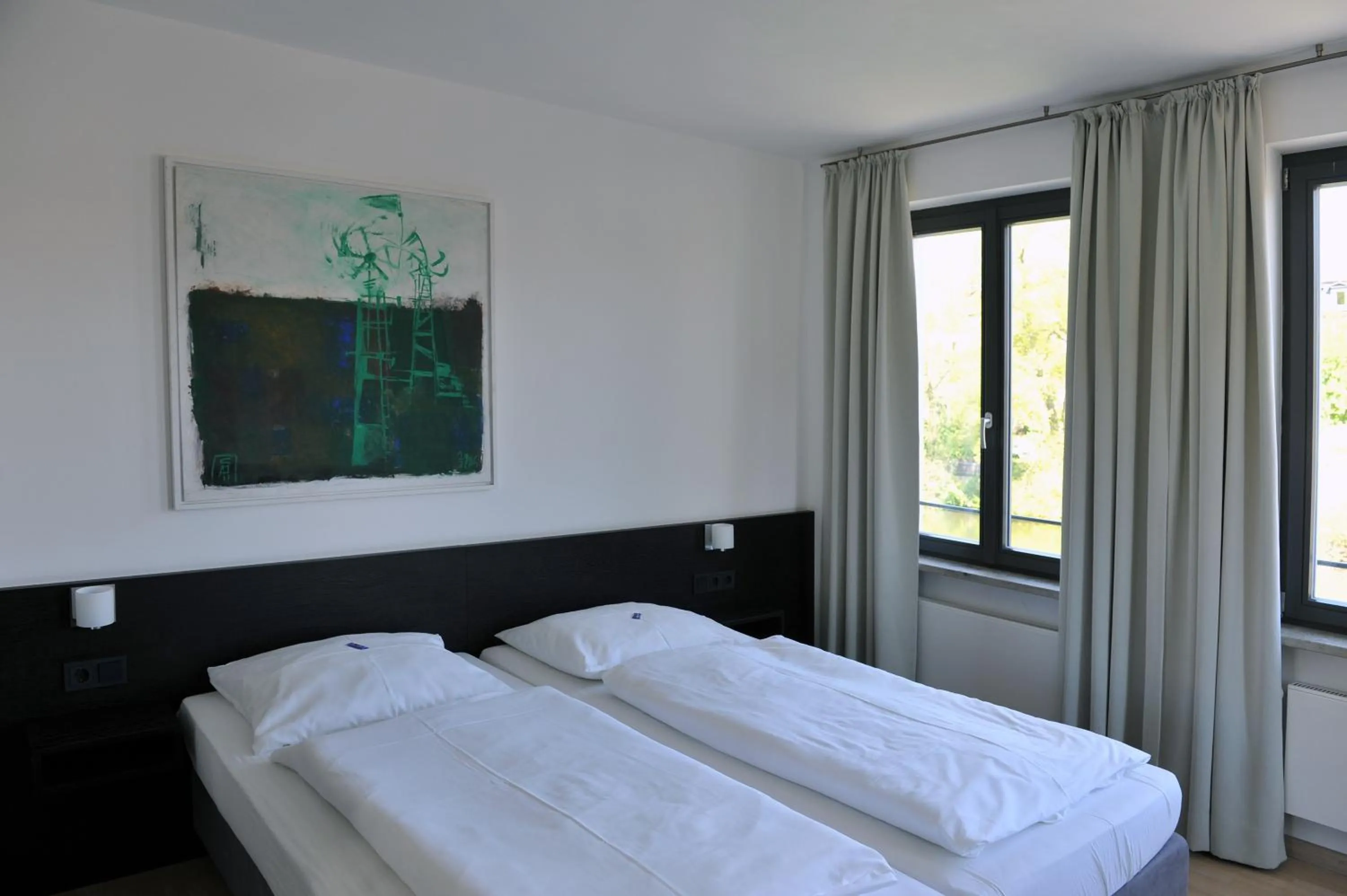 Decorative detail, Bed in Tandem Hotel