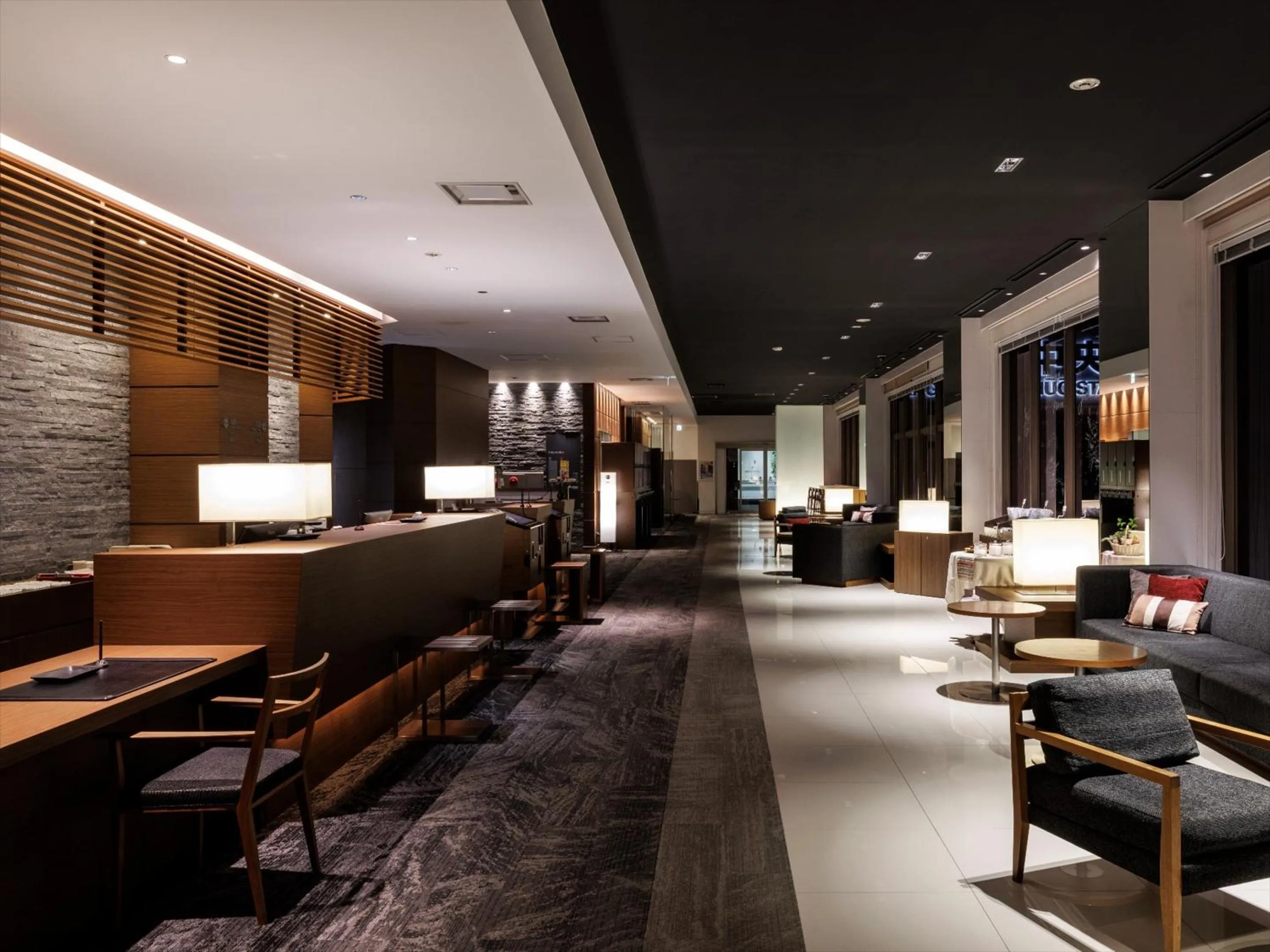 Lobby or reception in JR Kyushu Hotel Kagoshima