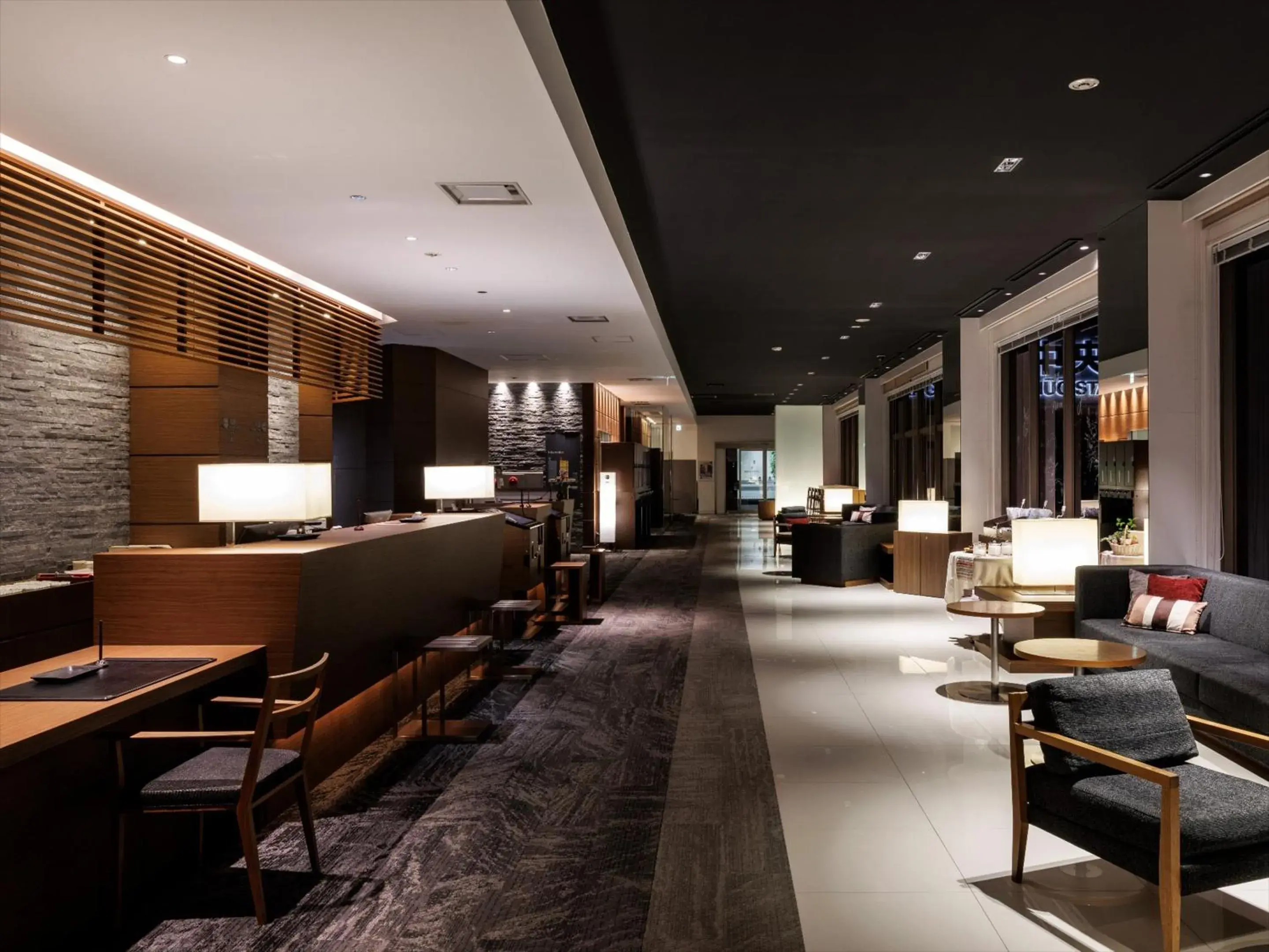 Lobby or reception in JR Kyushu Hotel Kagoshima Lobby or reception in JR Kyushu Hotel Kagoshima