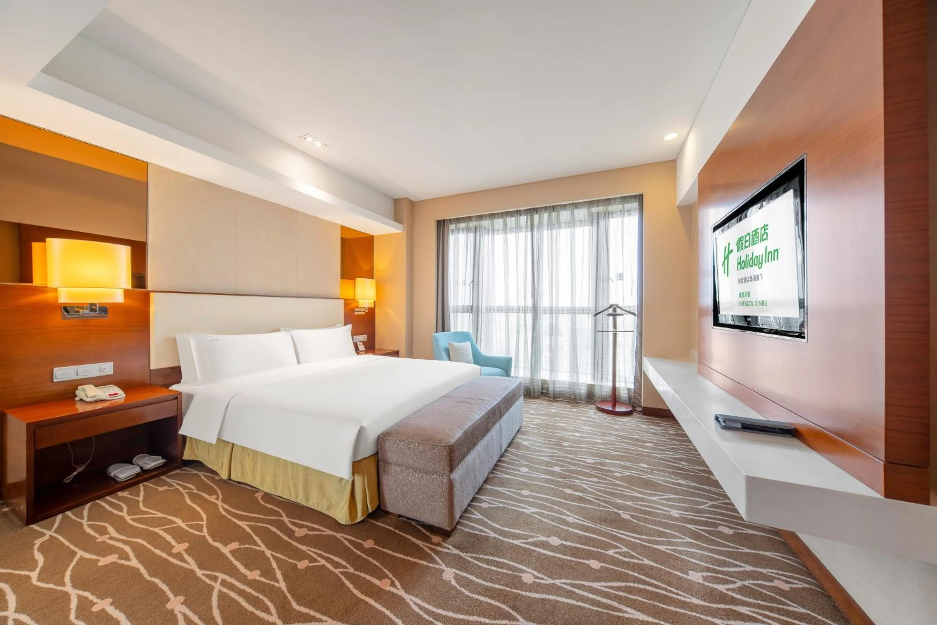 Bedroom, Bed in Holiday Inn Chengdu Xindu by IHG