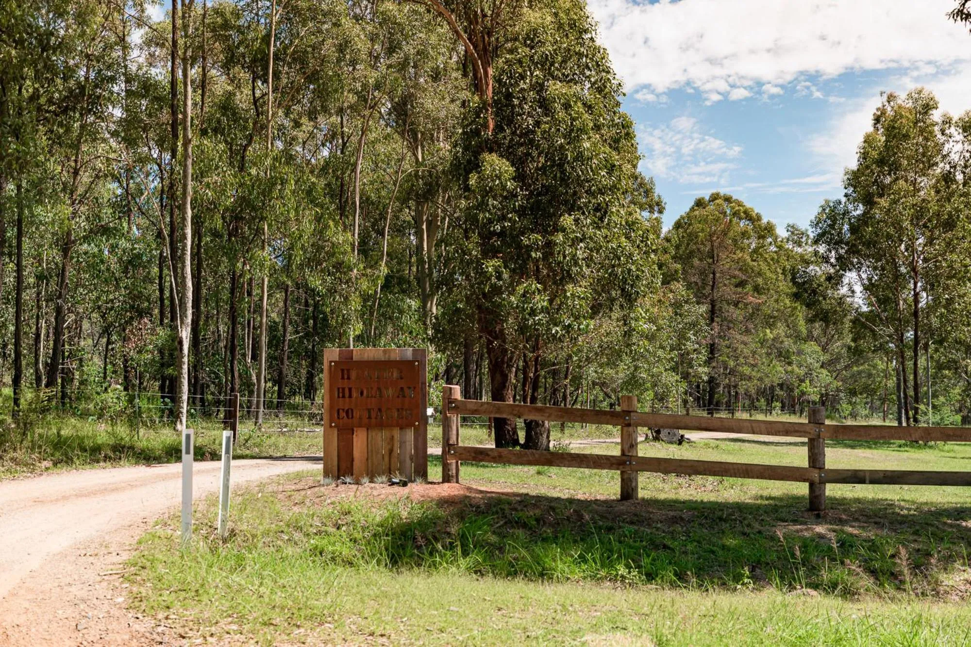 Property building in Hunter Hideaway Cottages
