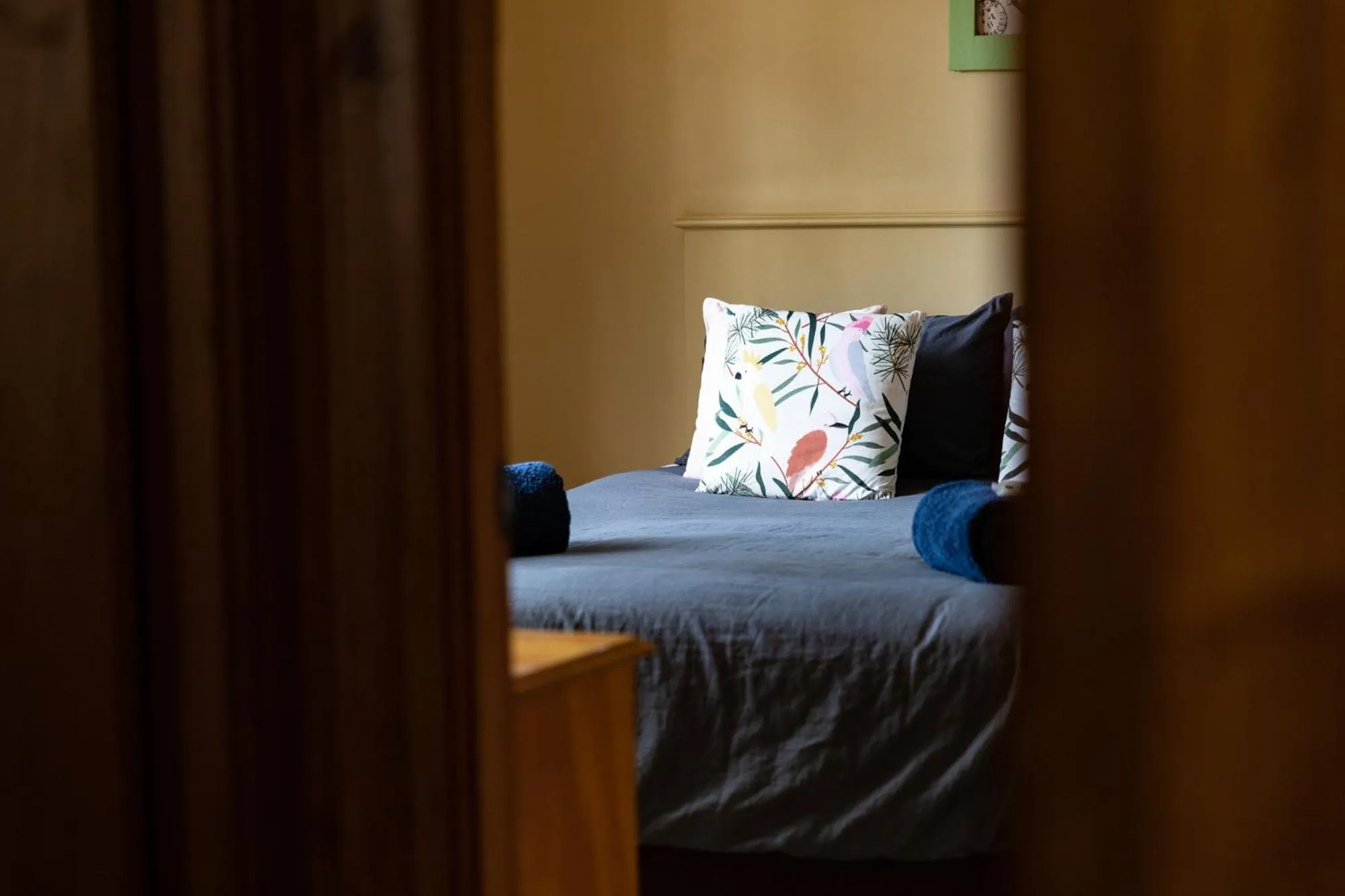 Bedroom, Bed in Hunter Hideaway Cottages