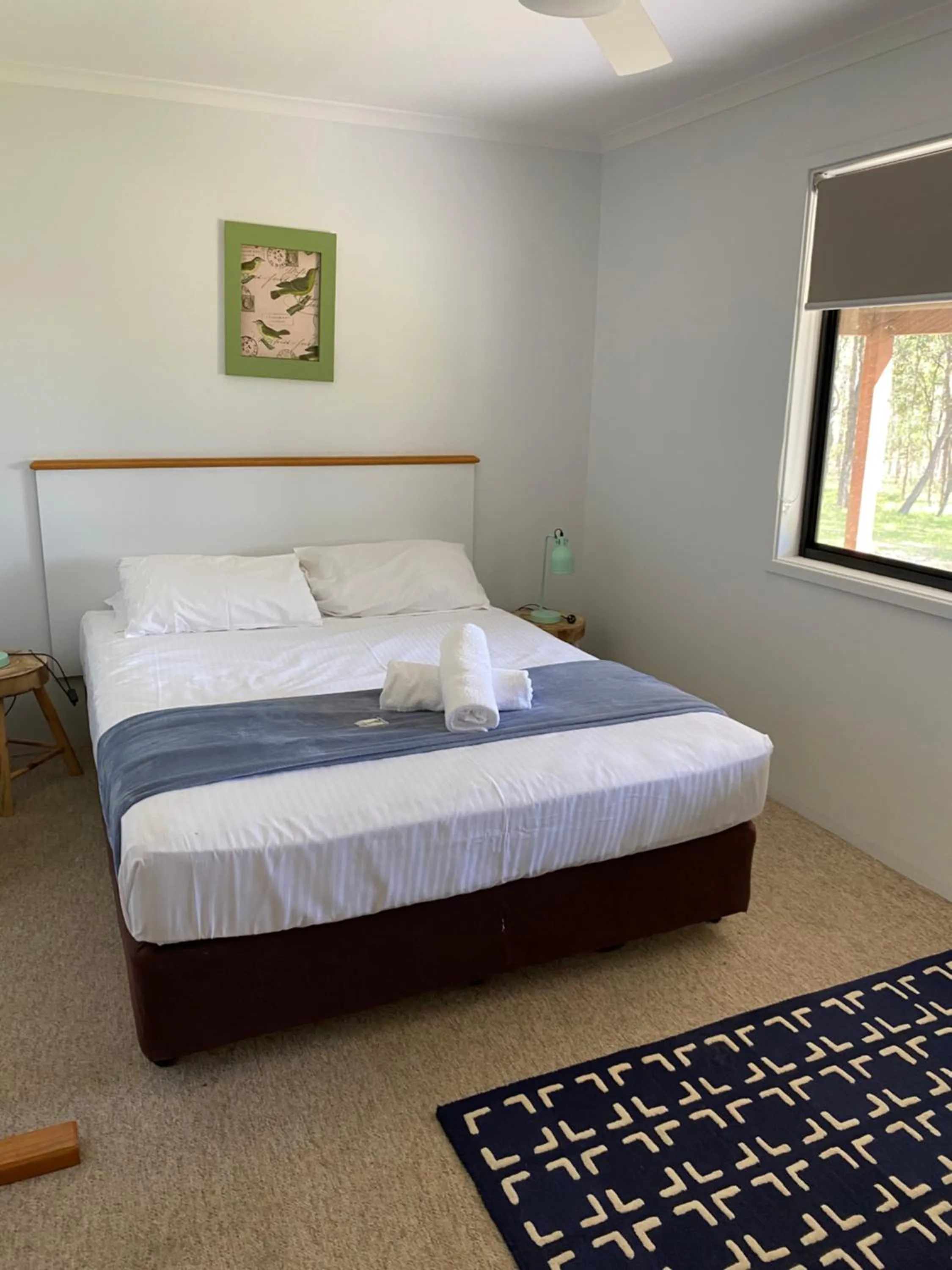 Bedroom, Bed in Hunter Hideaway Cottages