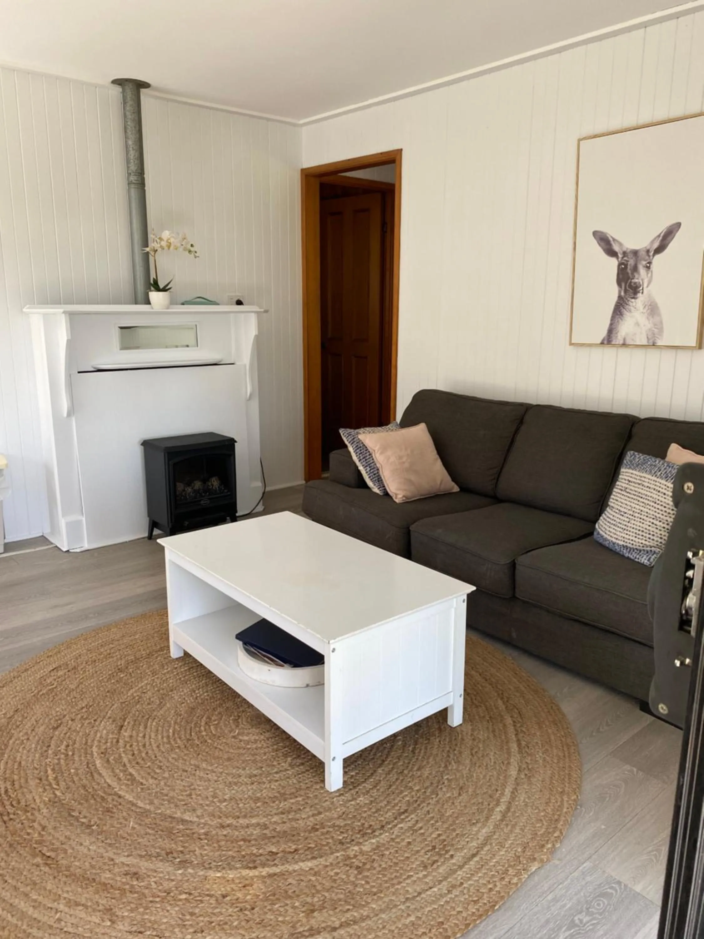 Living room in Hunter Hideaway Cottages