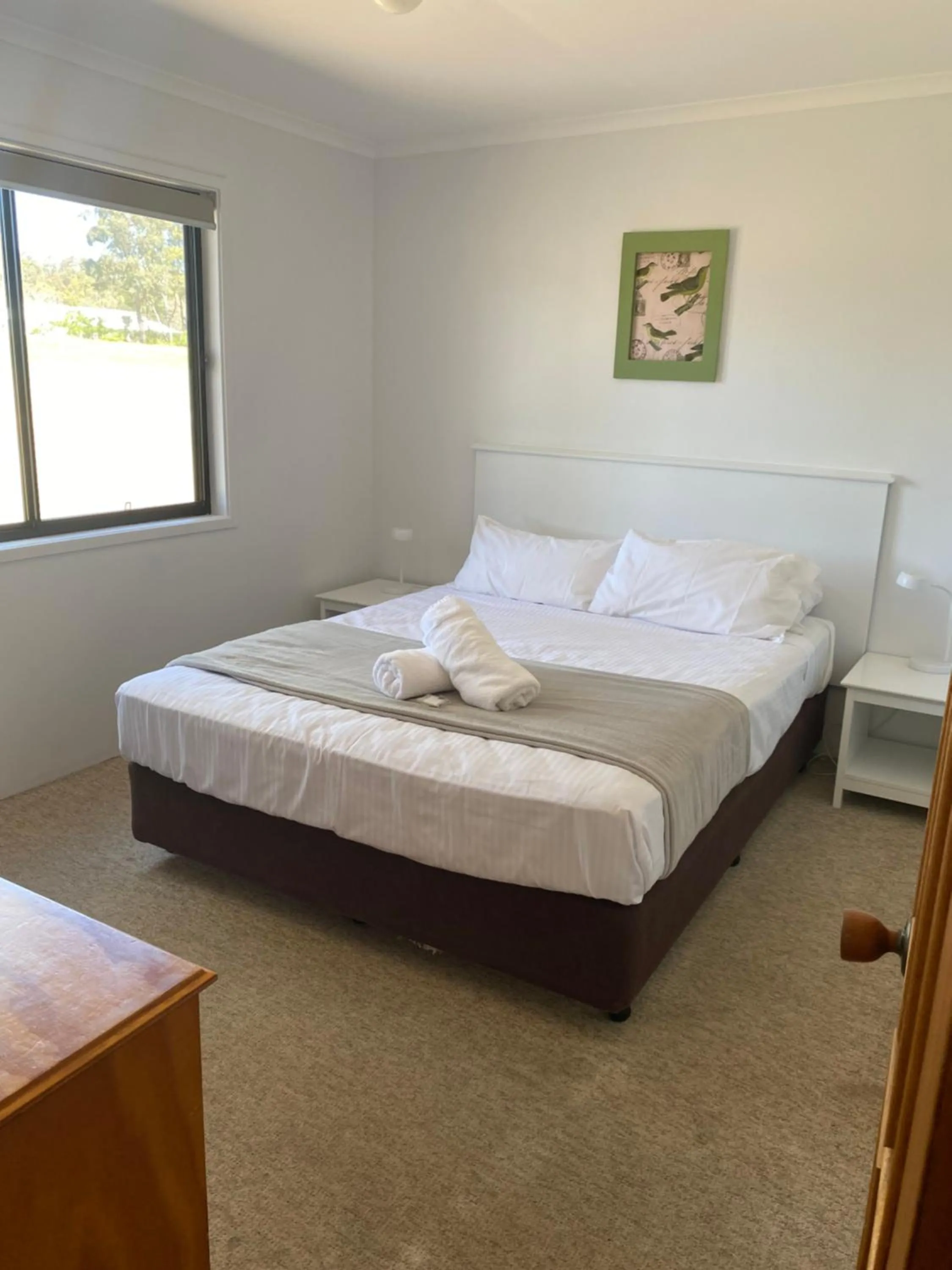 Bedroom, Bed in Hunter Hideaway Cottages
