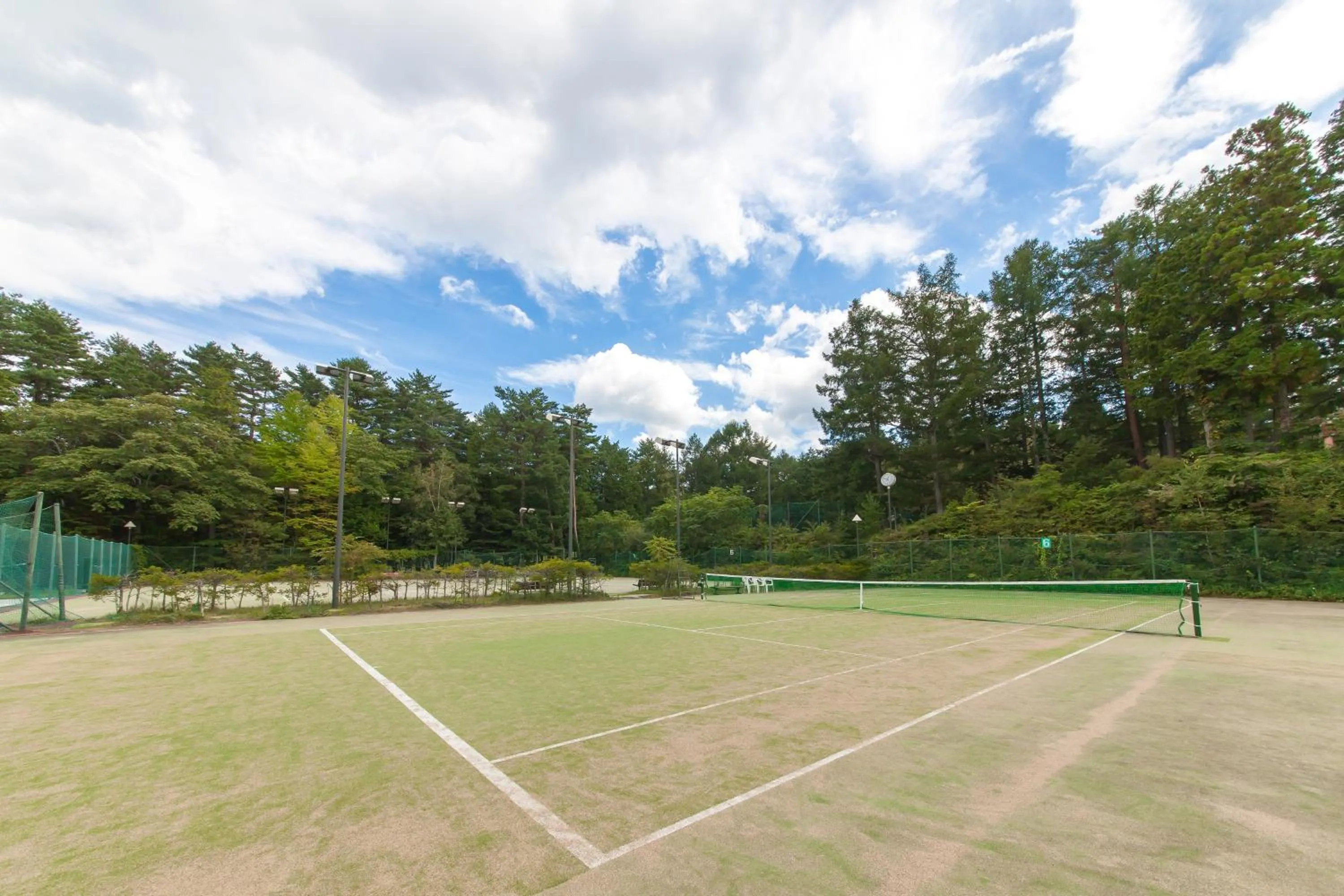Tennis court in Fuji Premium Resort