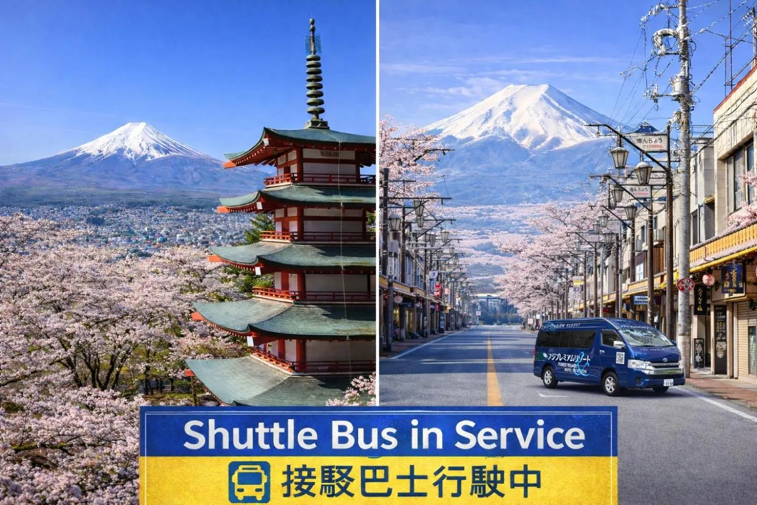 shuttle in Fuji Premium Resort