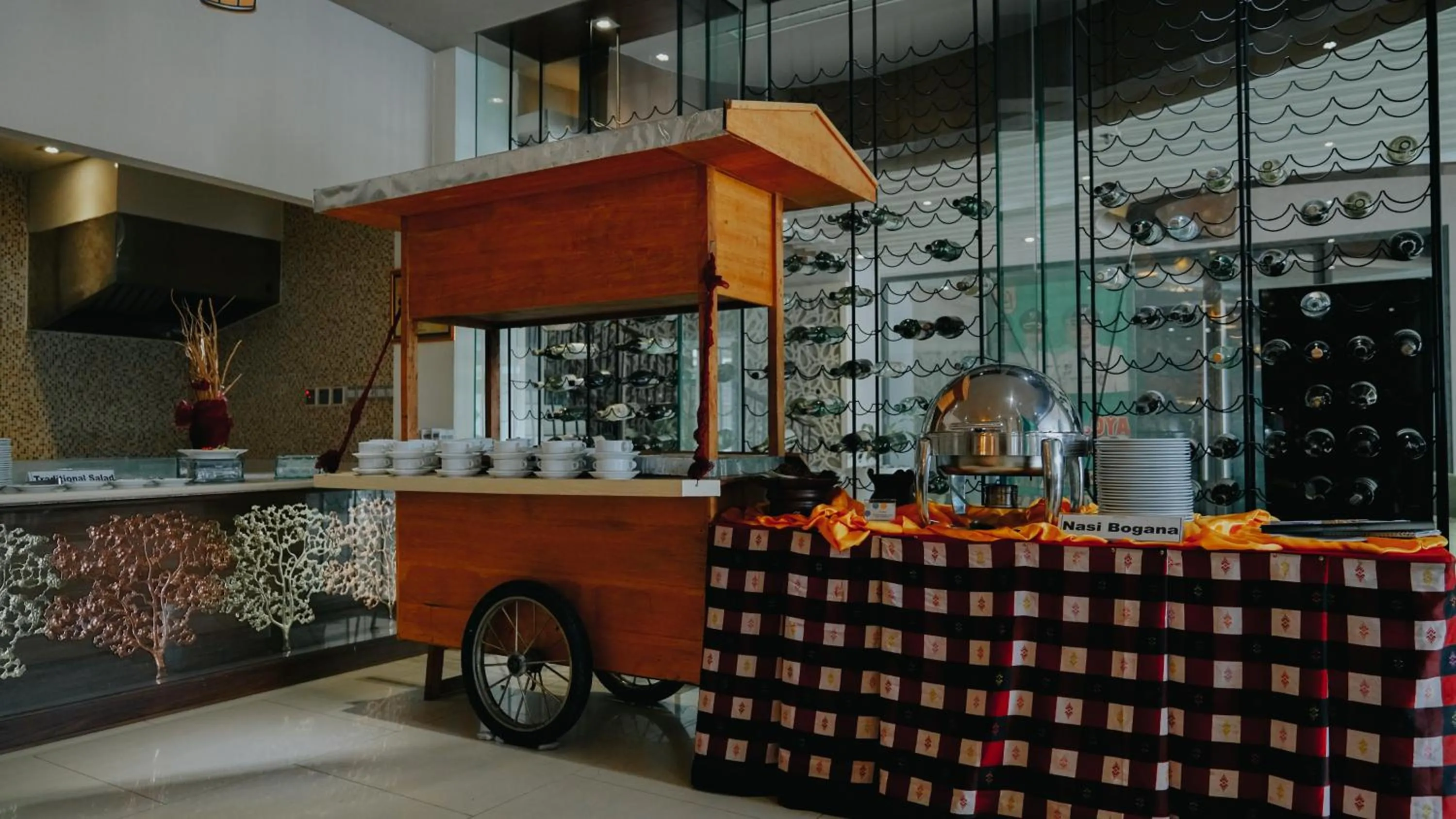 Buffet breakfast in Novotel Banjarmasin Airport