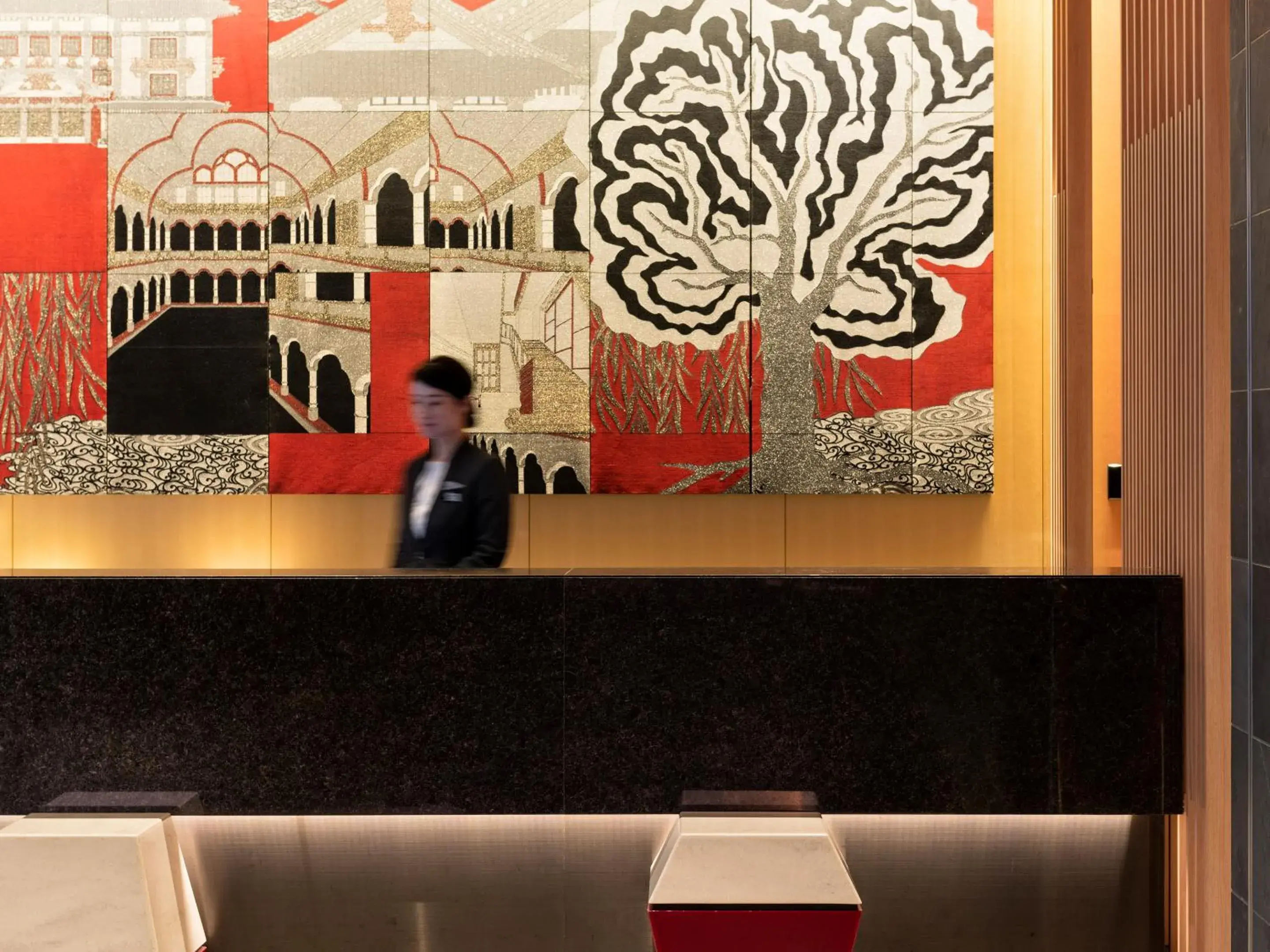 Lobby or reception in Mitsui Garden Hotel Ginza-gochome Lobby or reception in Mitsui Garden Hotel Ginza-gochome