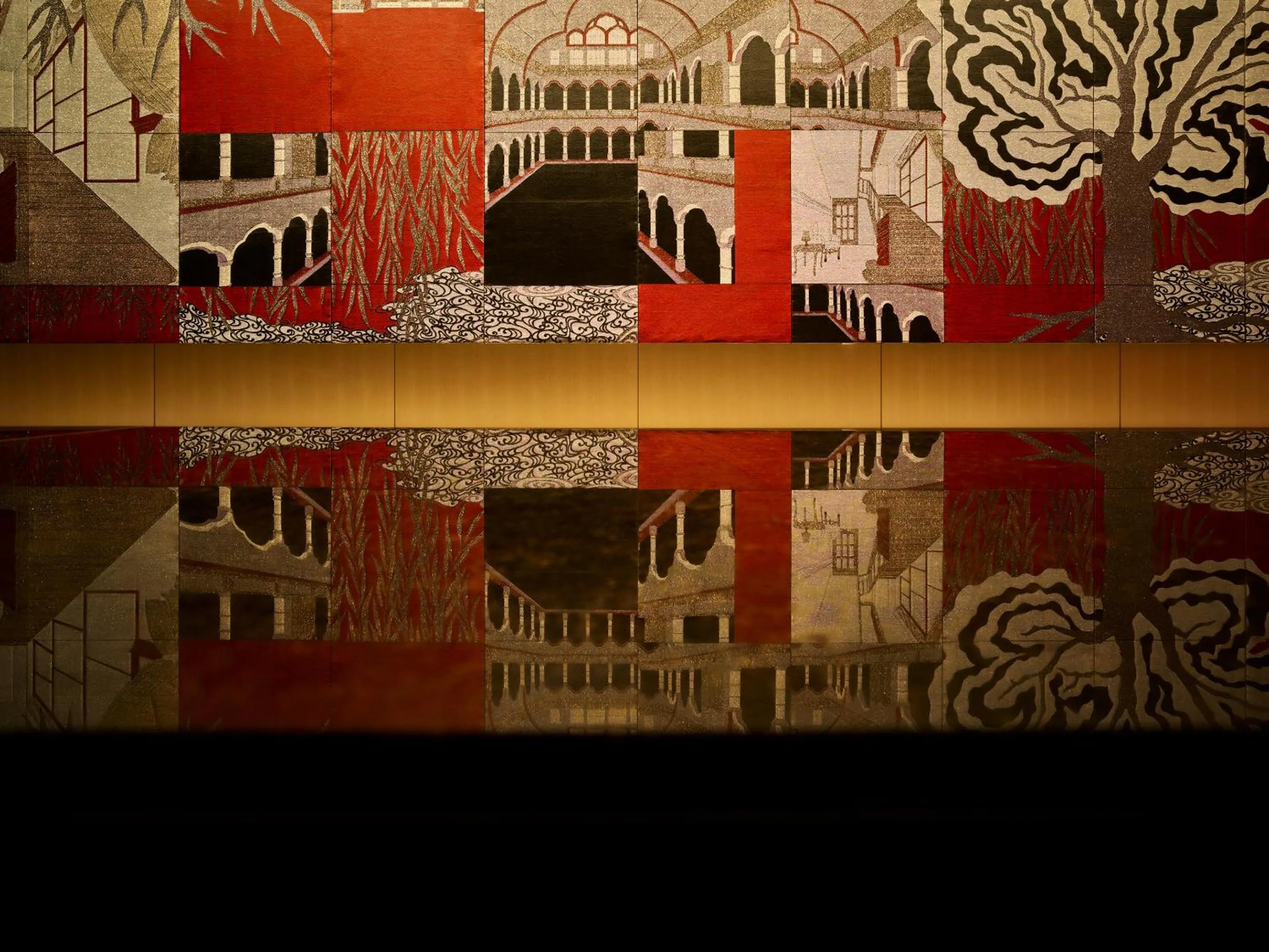 Decorative detail in Mitsui Garden Hotel Ginza-gochome