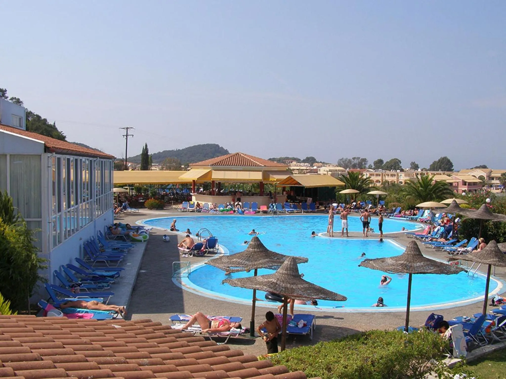 Pool view in Panorama Sidari