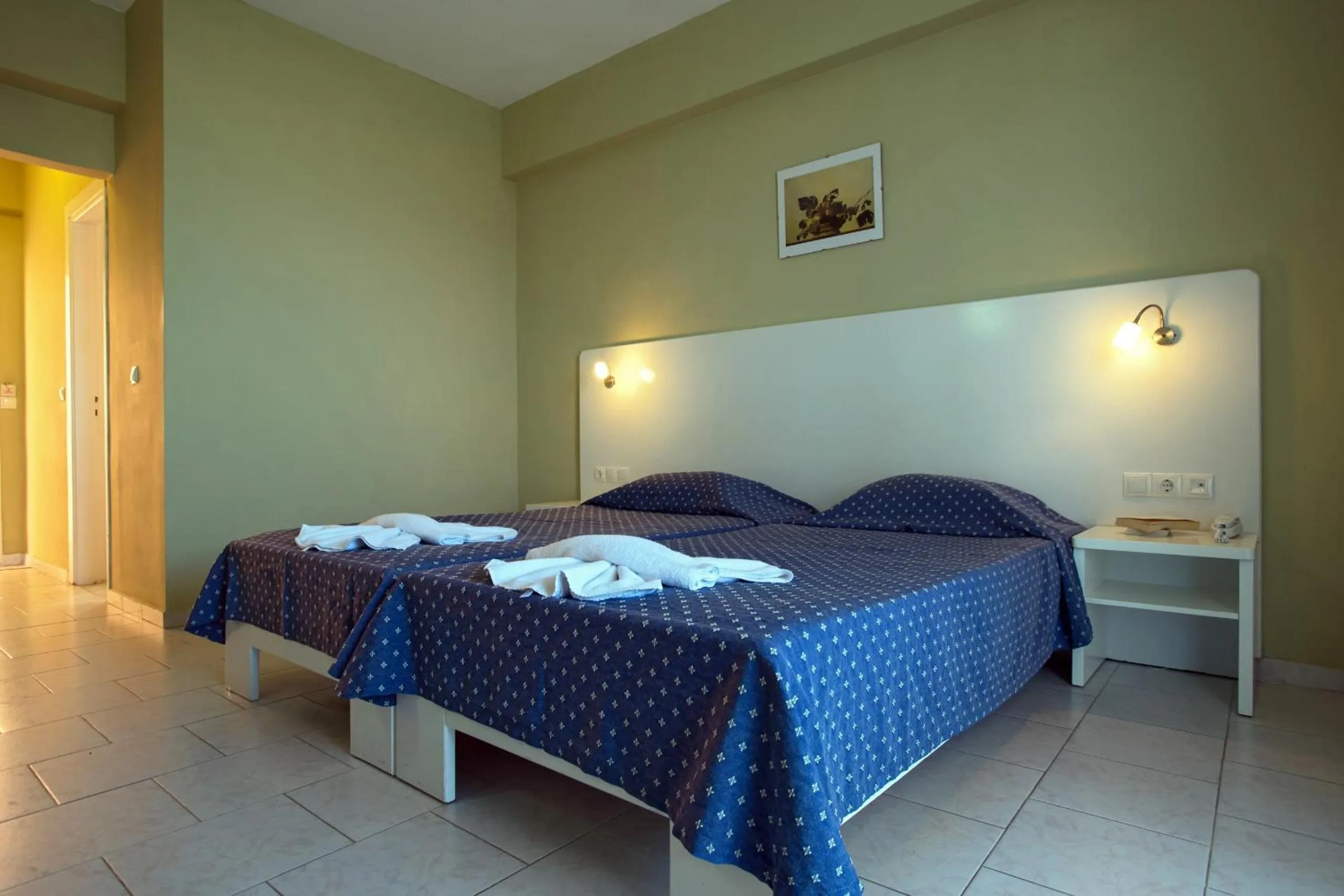 Bedroom, Bed in Panorama Sidari