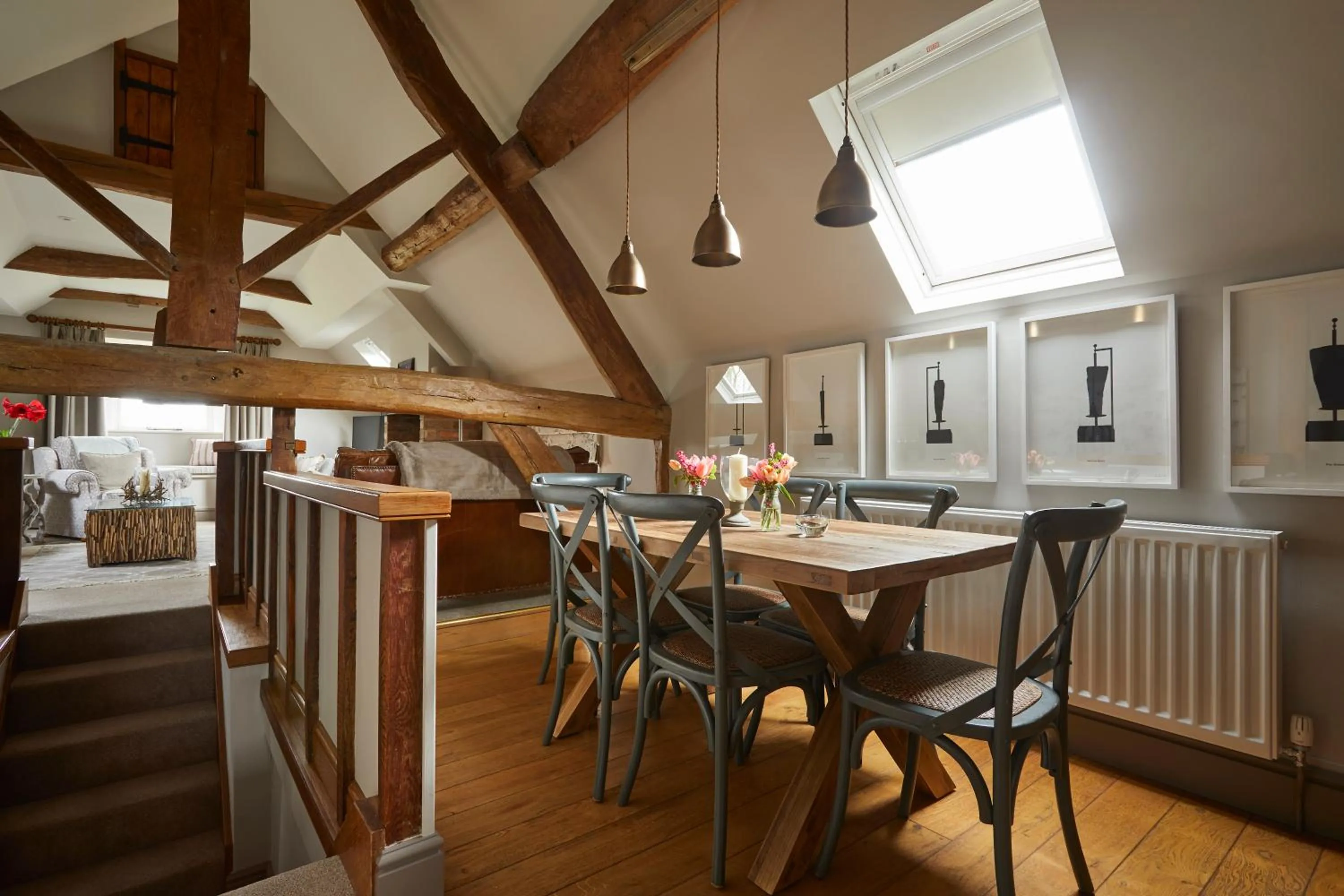 Dining area in The Duncombe Arms