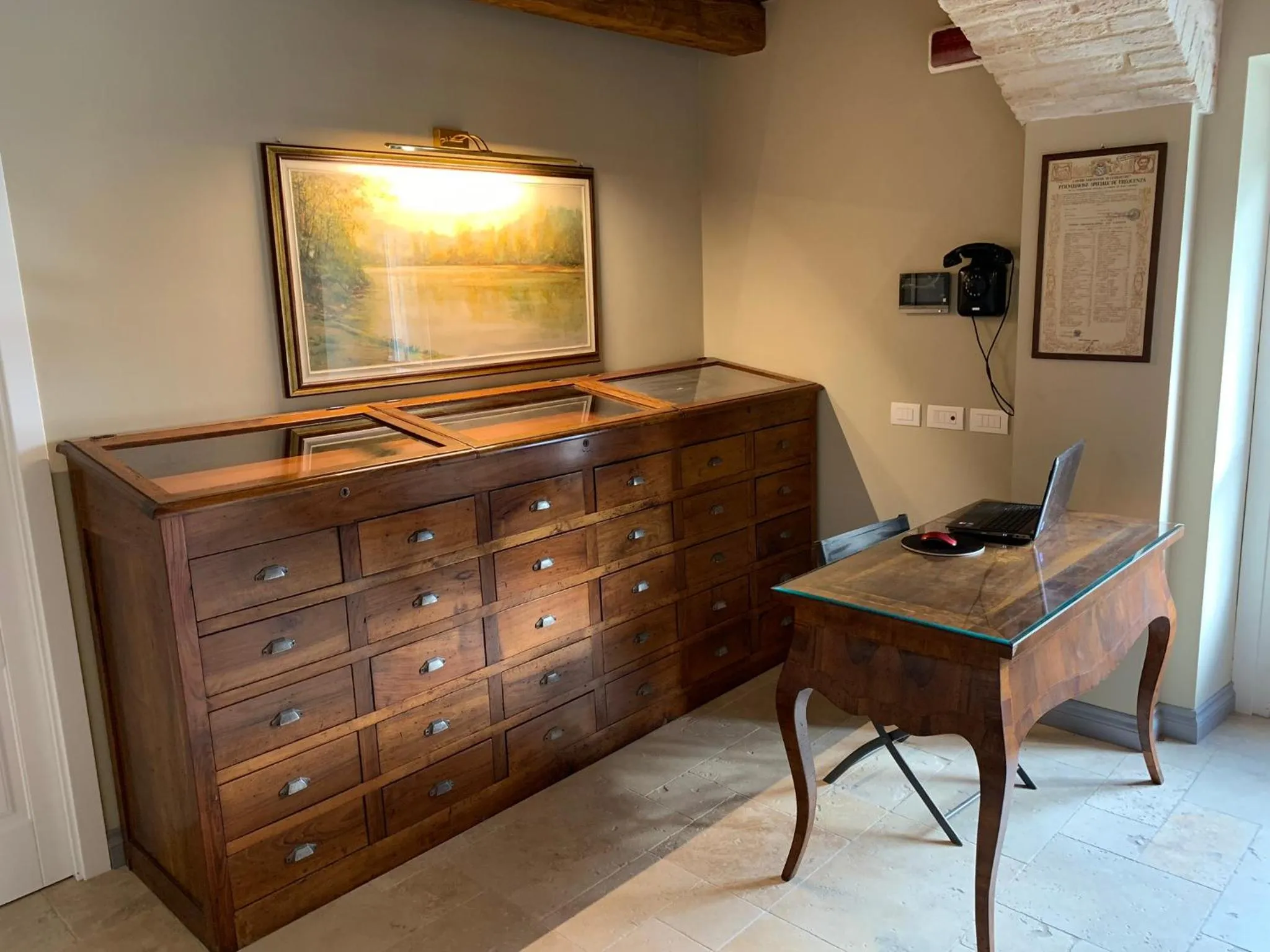 Lobby or reception in Villa Angela Country House