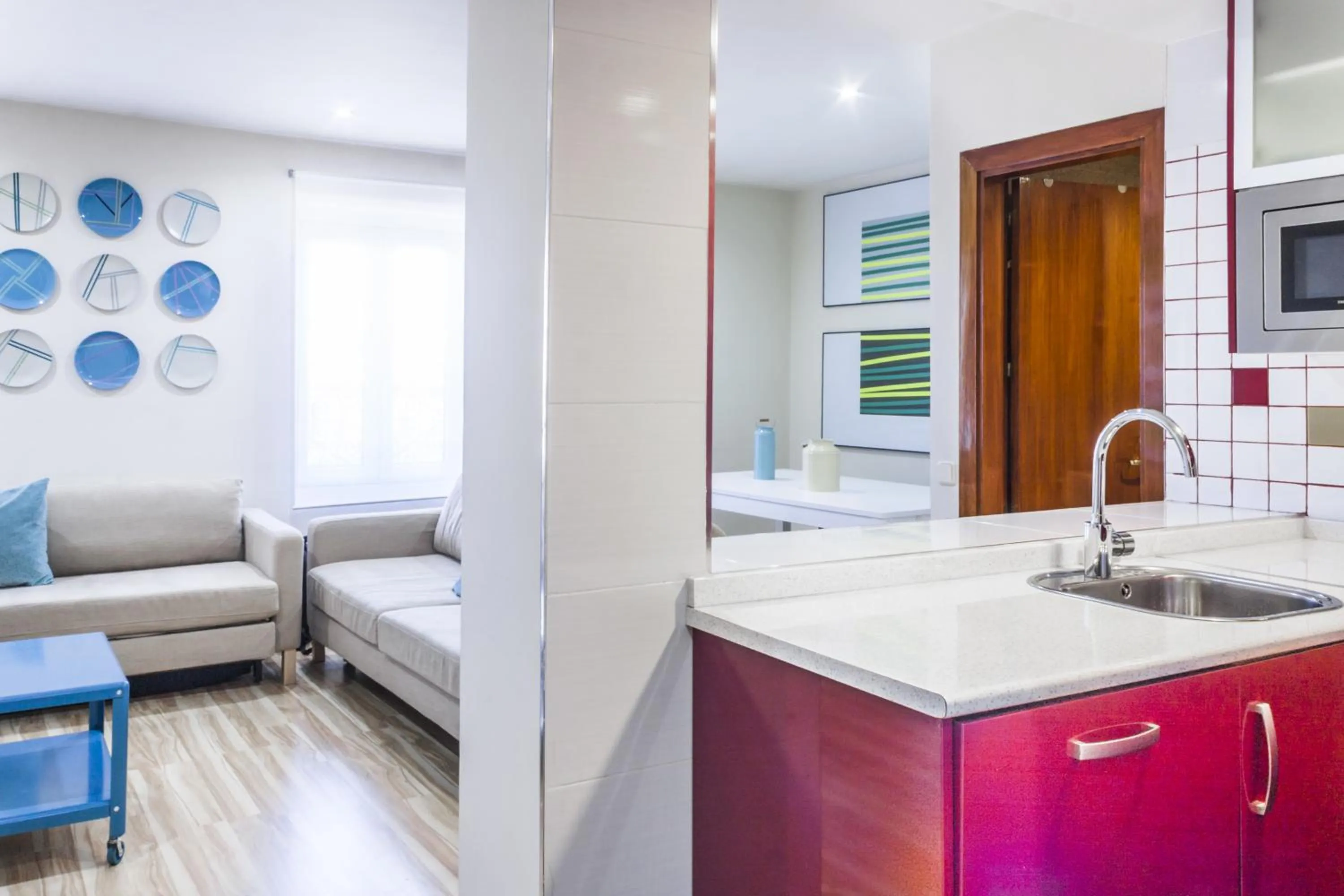 Living room in Mola Suites