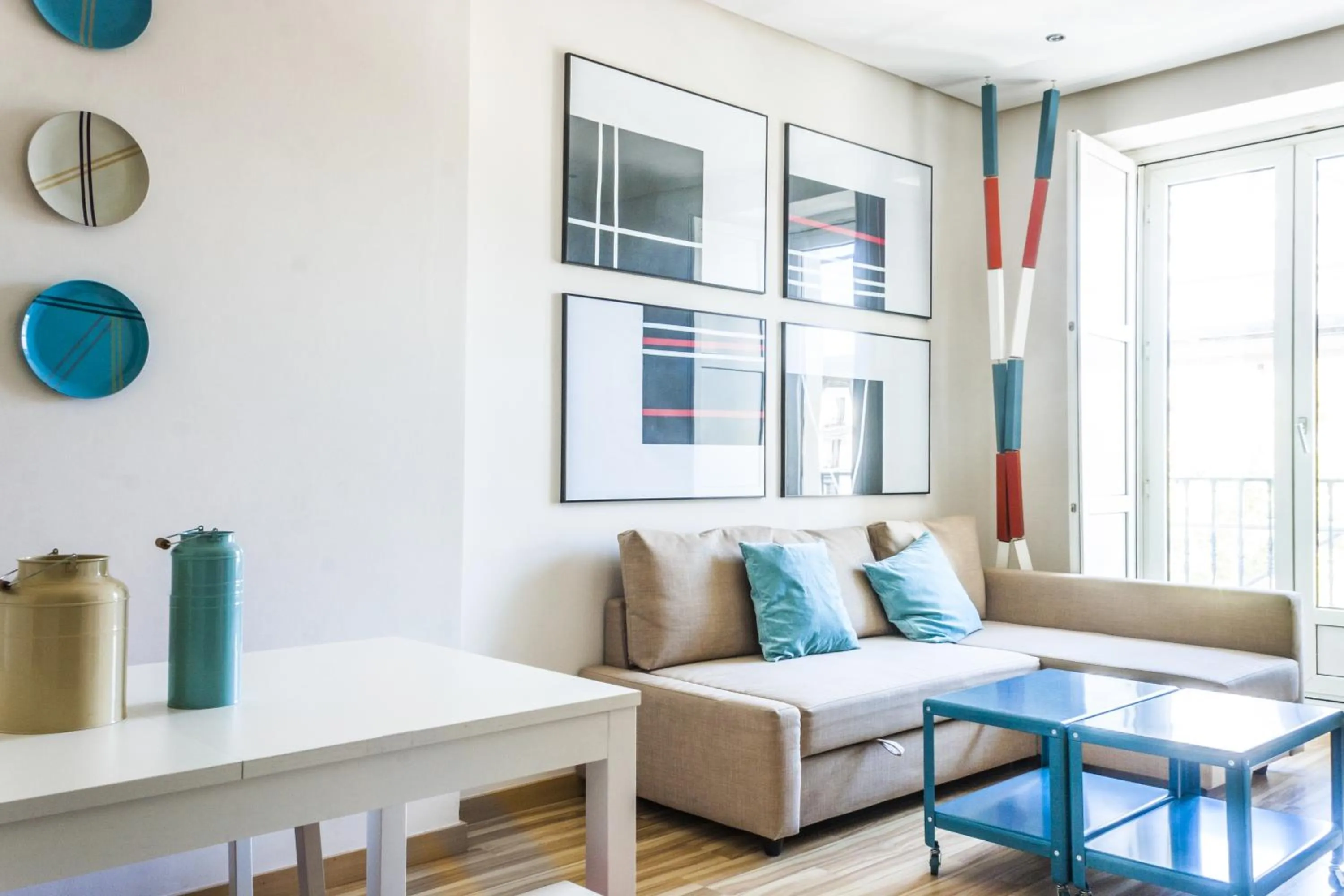 Living room in Mola Suites