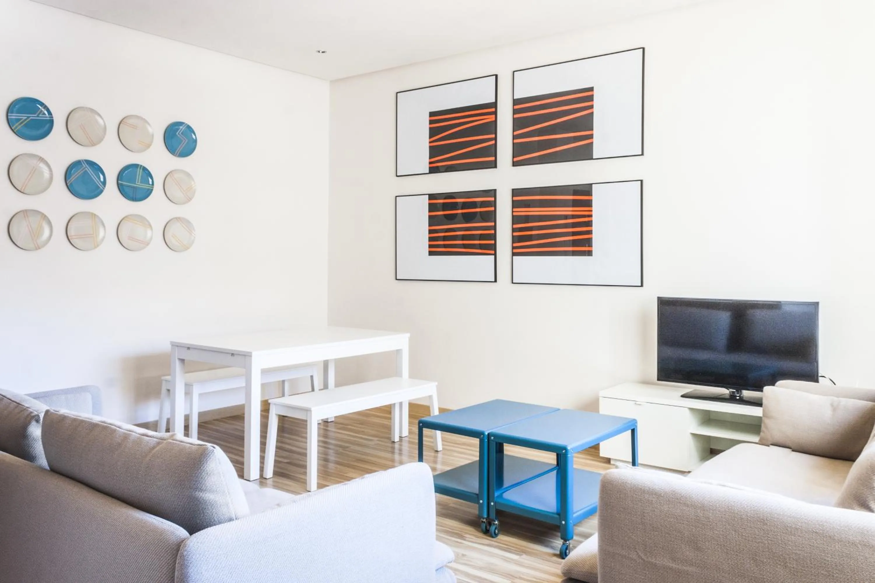 Living room in Mola Suites