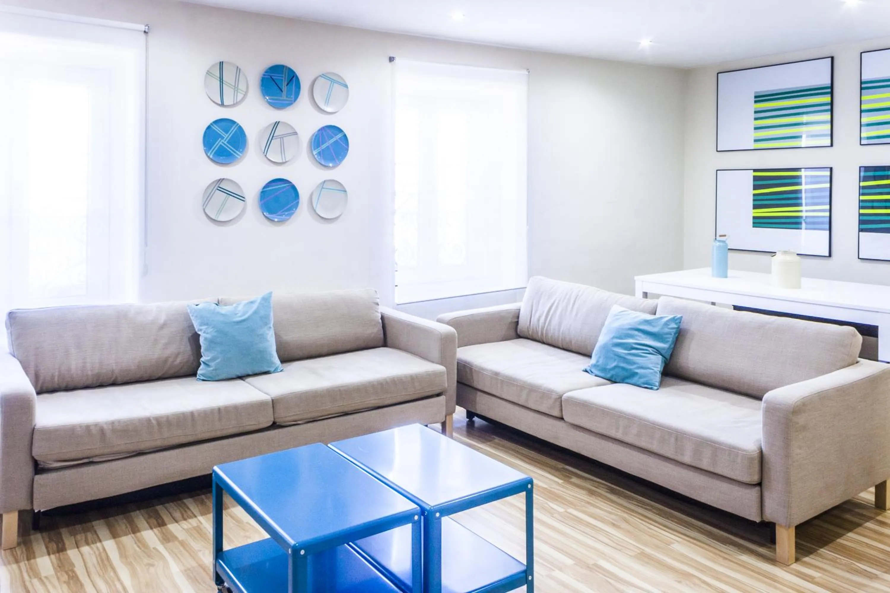 Living room in Mola Suites